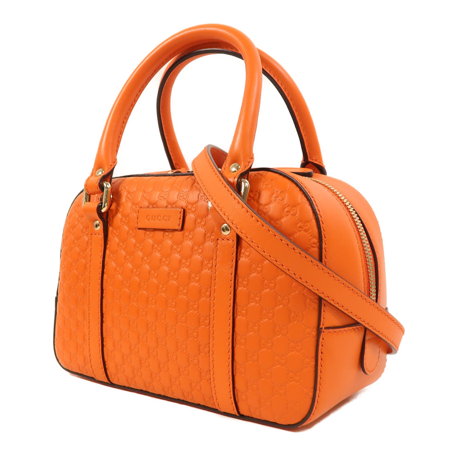 GUCCI 牛皮皮革Guccissima 2 Way Shoulder金扣手挽肩背兩用袋