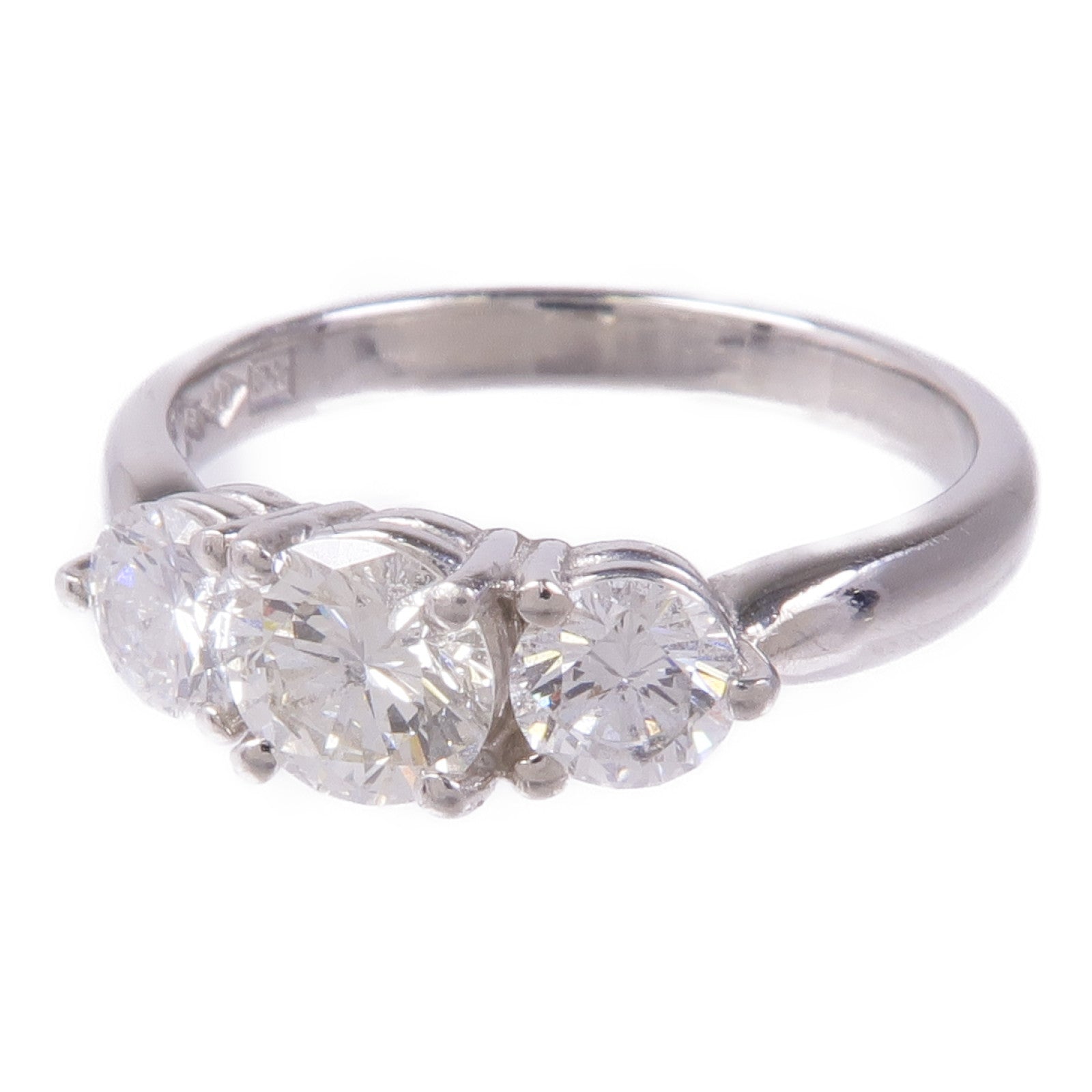 JEWELRY Diamond Ring PT900 Platinum US#6