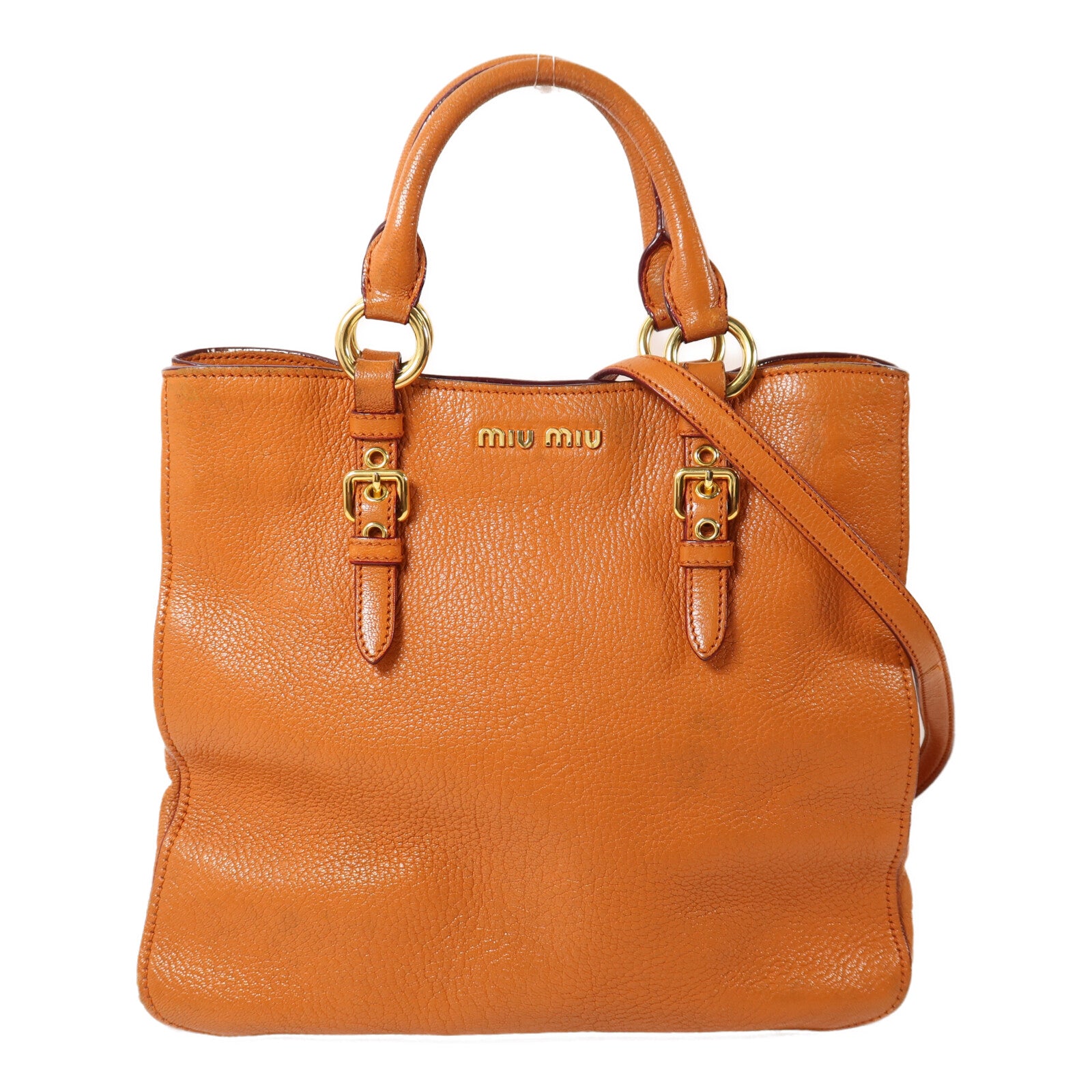 Miu Miu 牛皮皮革Shoulder Bag手挽肩背兩用袋