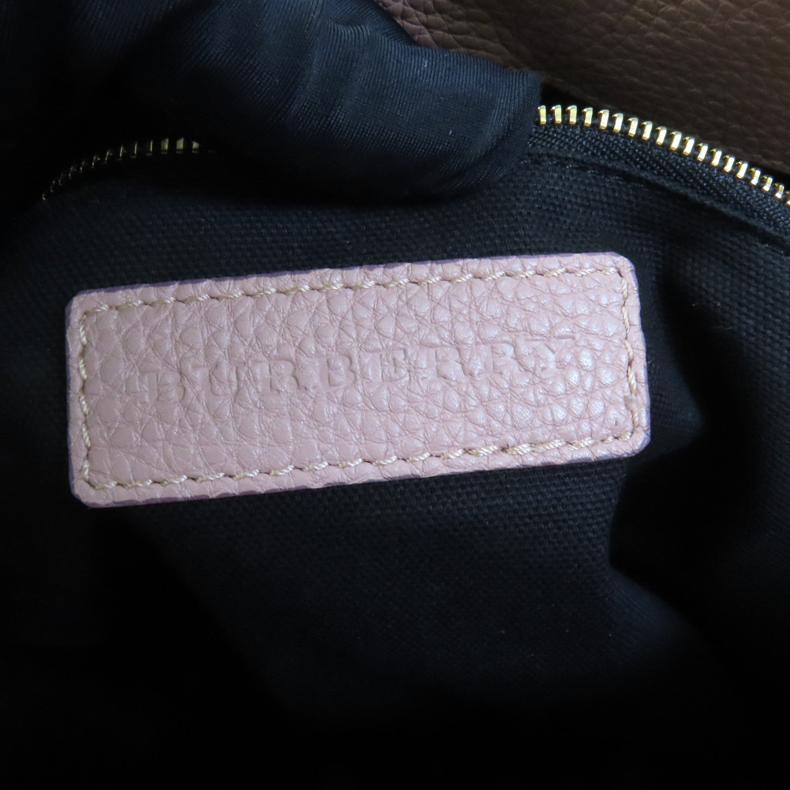 BURBERRY 牛皮皮革2 Way Shoulder金扣手挽肩背兩用袋