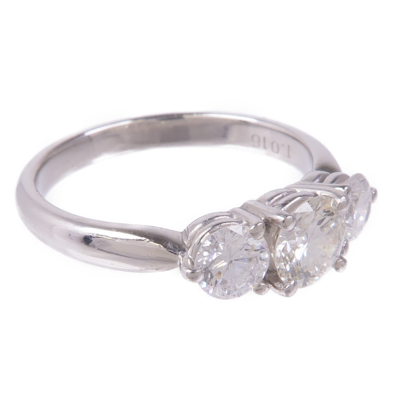 JEWELRY Diamond Ring PT900 Platinum US#6