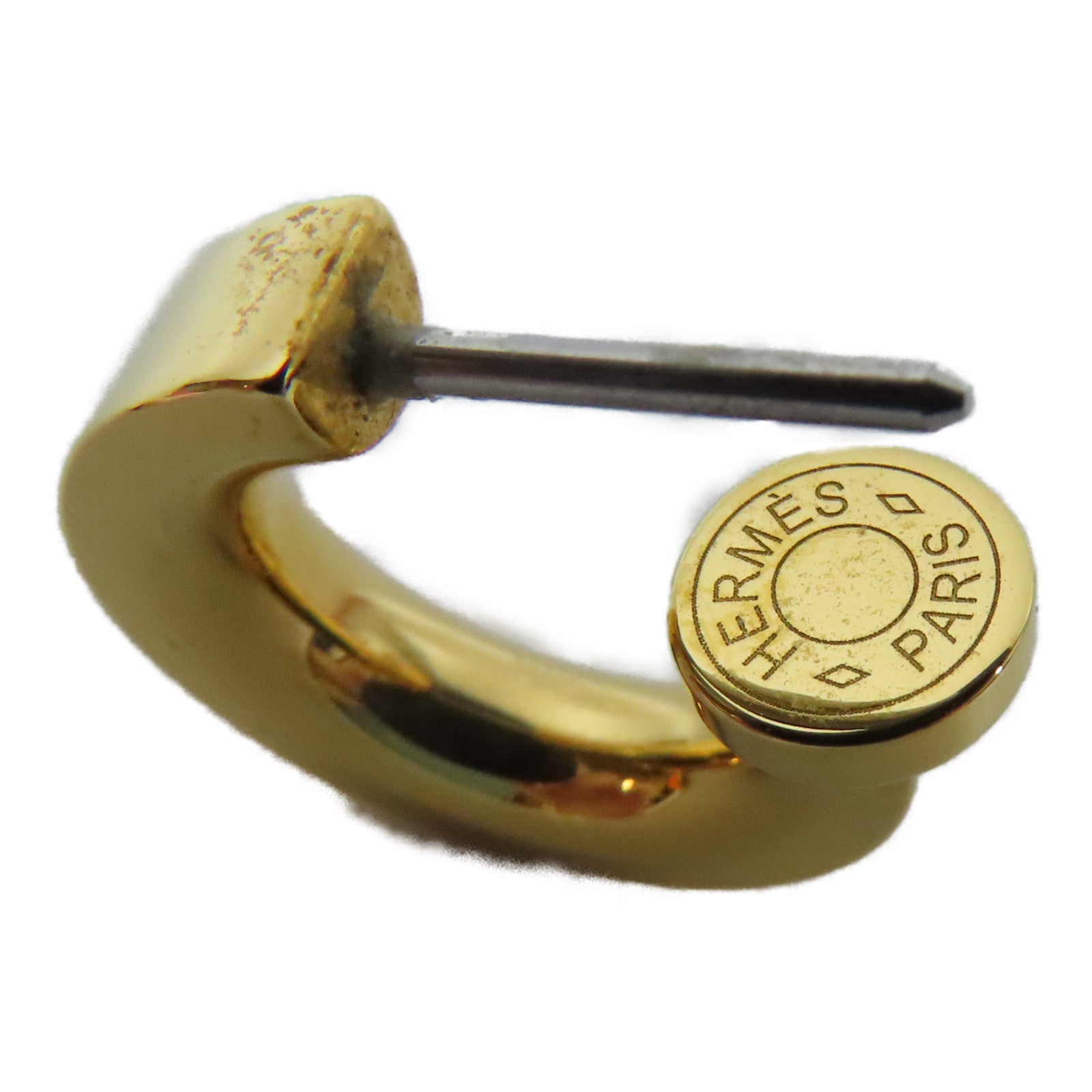 HERMES 金屬O'Kelly Earring耳環金色