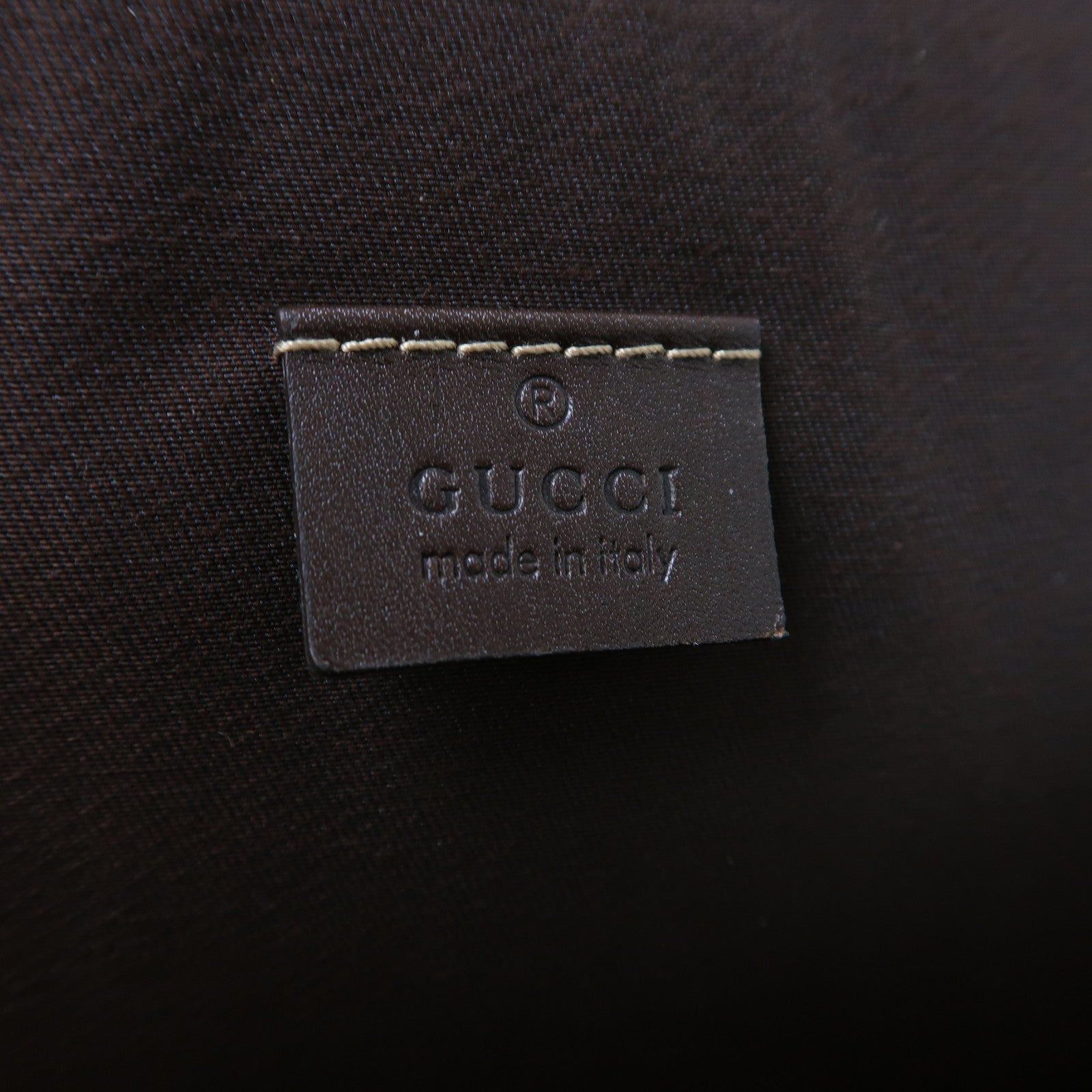 GUCCI 塗層帆布Briefcase金扣商務包/公事包啡色
