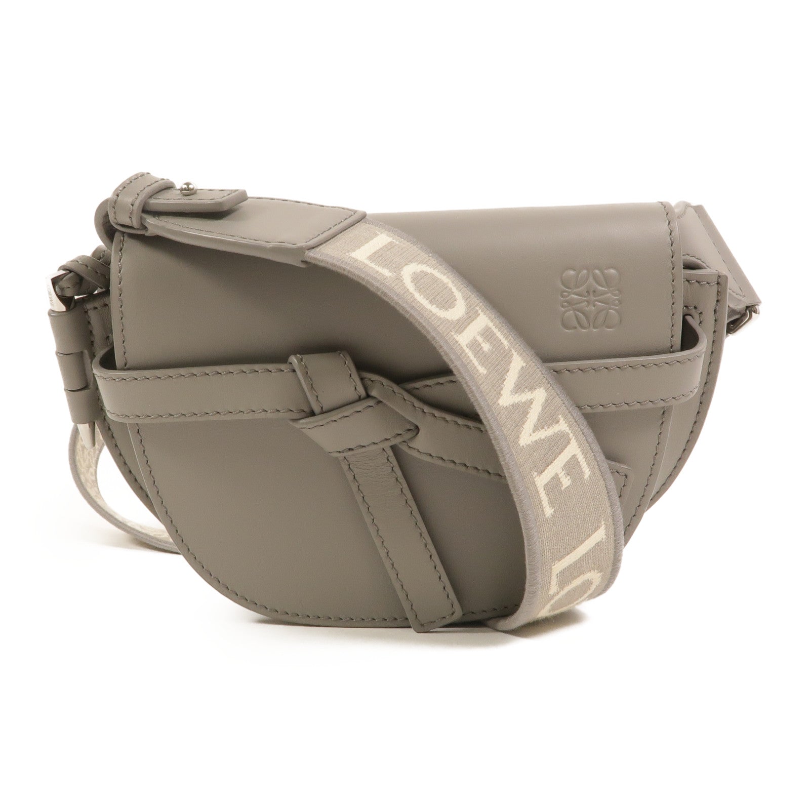 LOEWE 牛皮皮革Mini Gate肩背袋