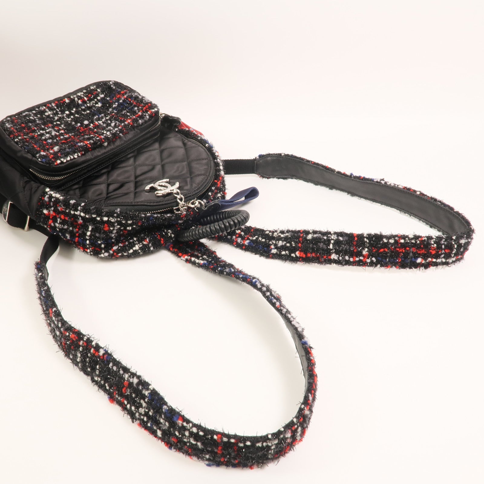 CHANEL 尼龍/Tweed Backpack背包