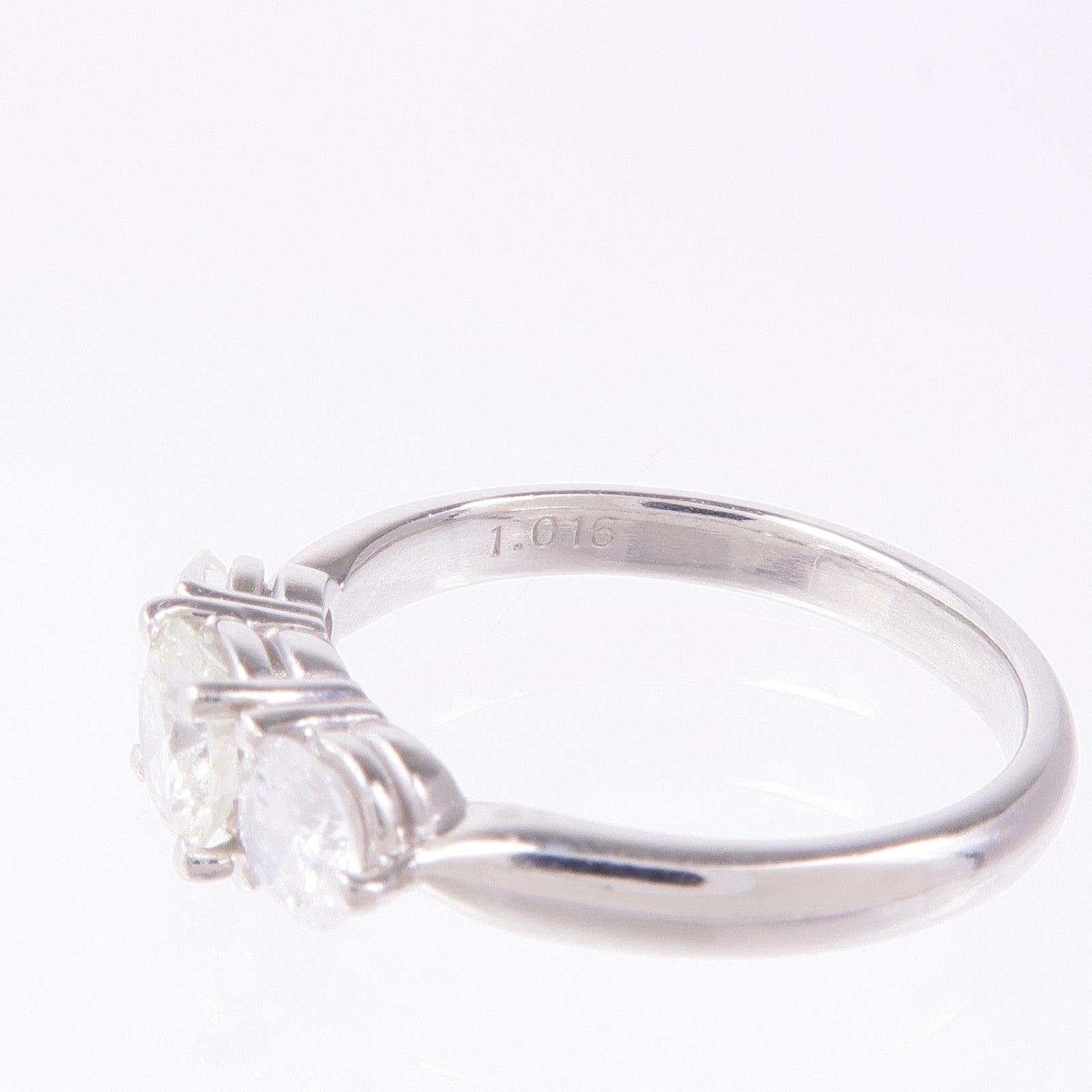 JEWELRY Diamond Ring PT900 Platinum US#6