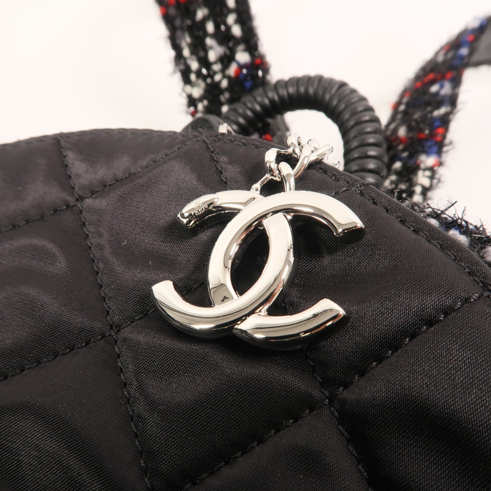 CHANEL 尼龍/Tweed Backpack背包