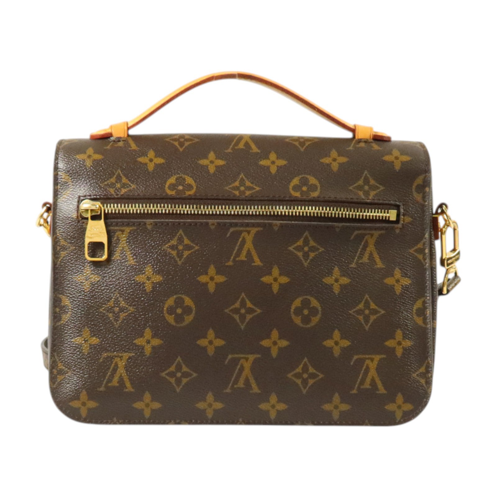 LOUIS VUITTON Monogram Pochette Metis MM金扣手挽肩背兩用袋