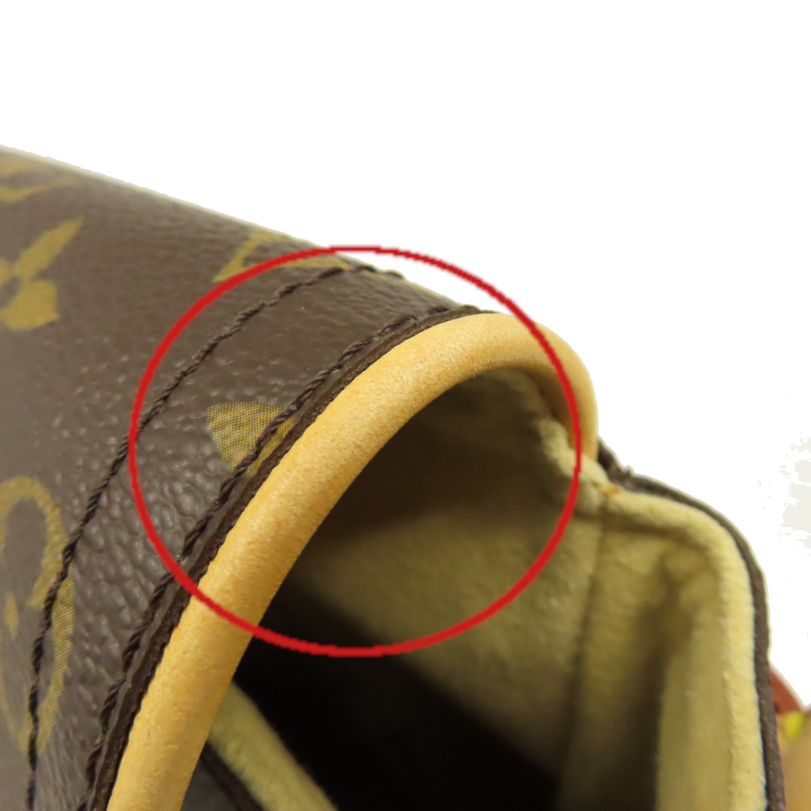 LOUIS VUITTON Monogram Hudson Shoulder Bag金扣肩背袋啡色