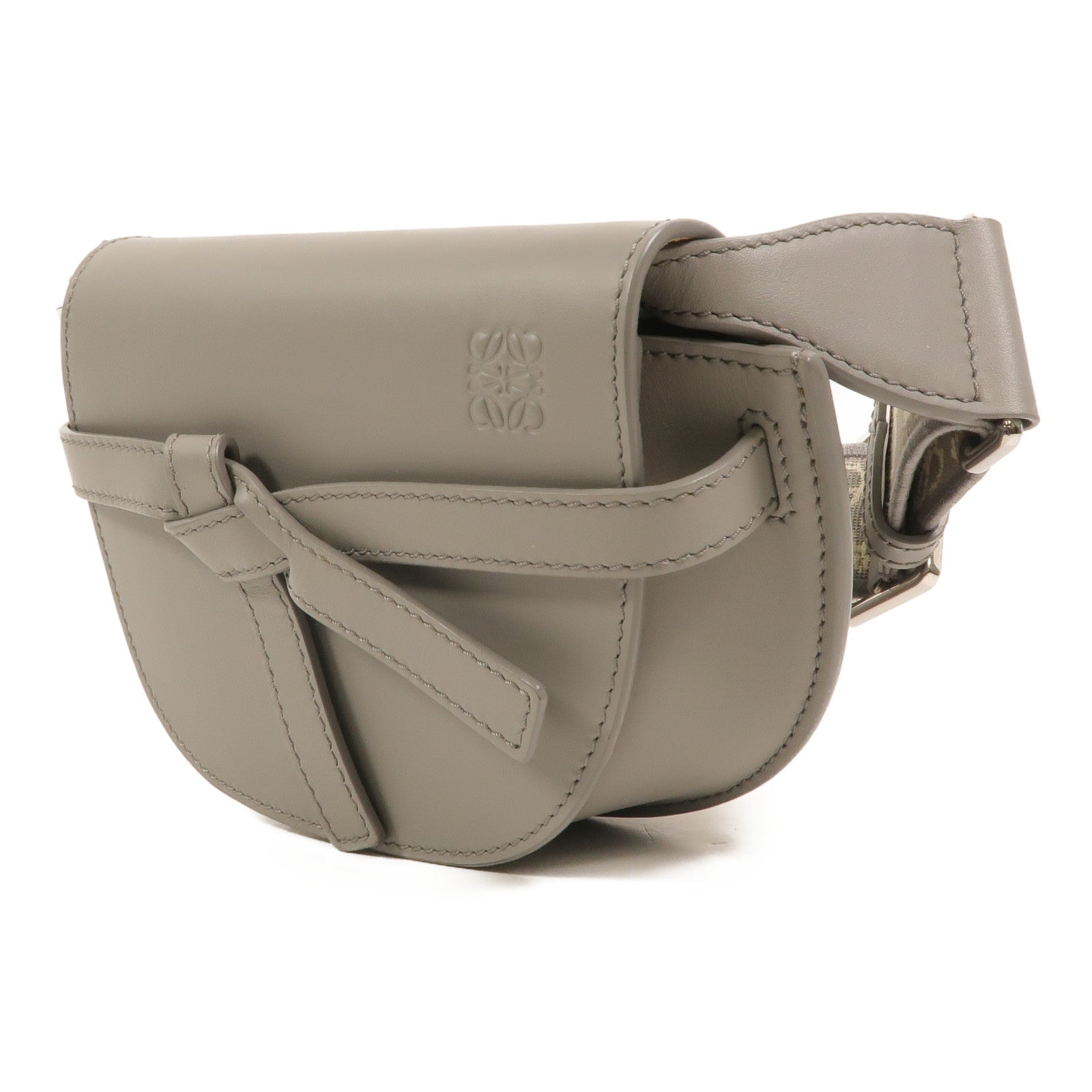 LOEWE 牛皮皮革Mini Gate肩背袋