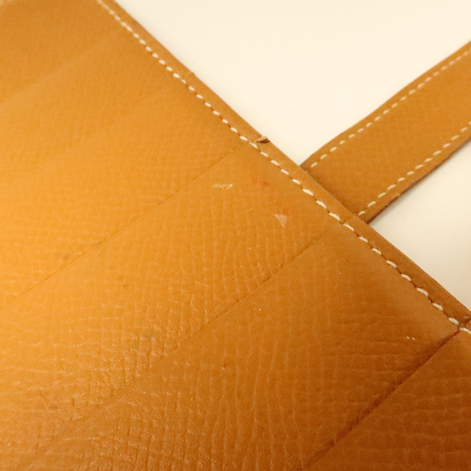 HERMES Epsom皮革Bearn Long Wallet銀扣長錢包Gold