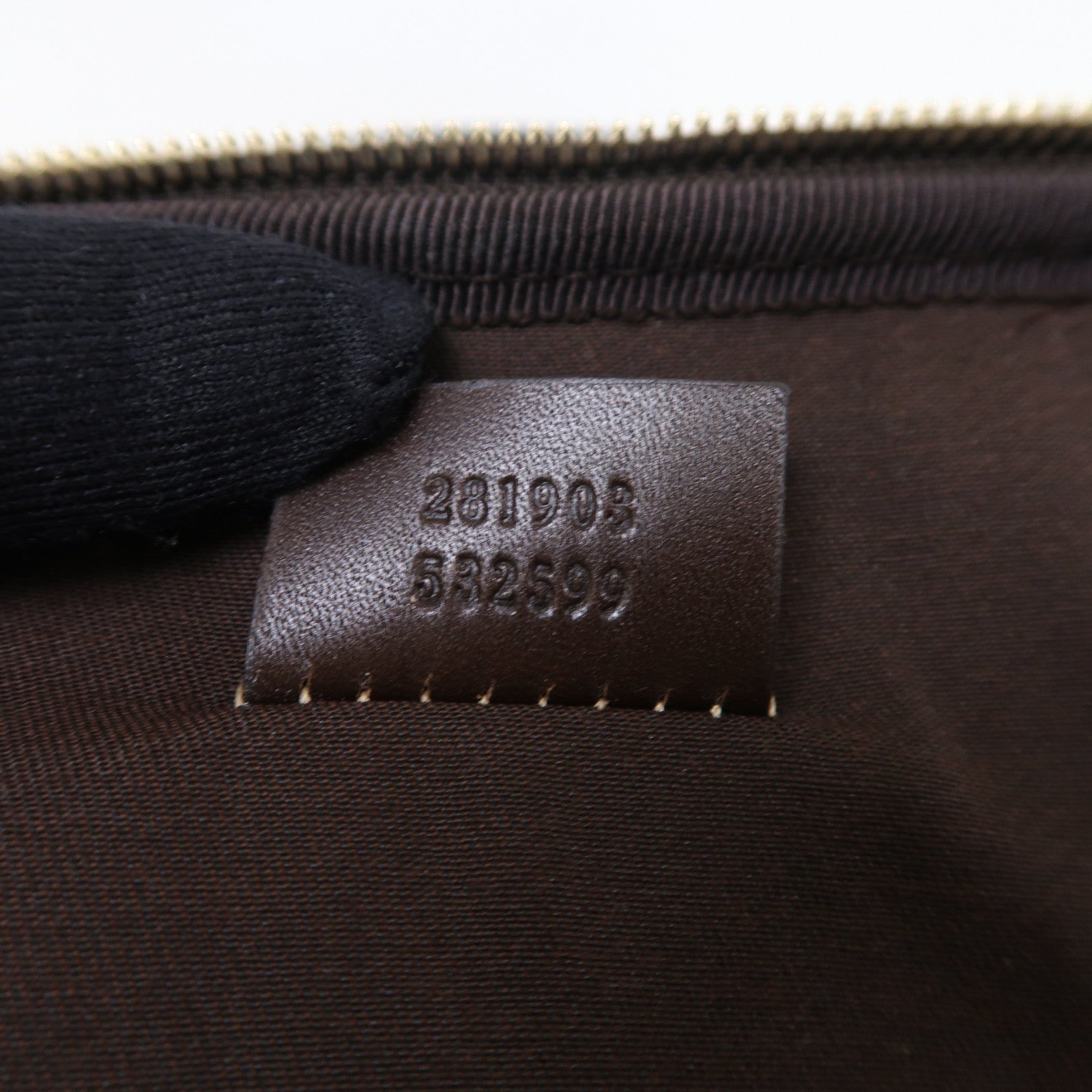 GUCCI 塗層帆布Briefcase金扣商務包/公事包啡色