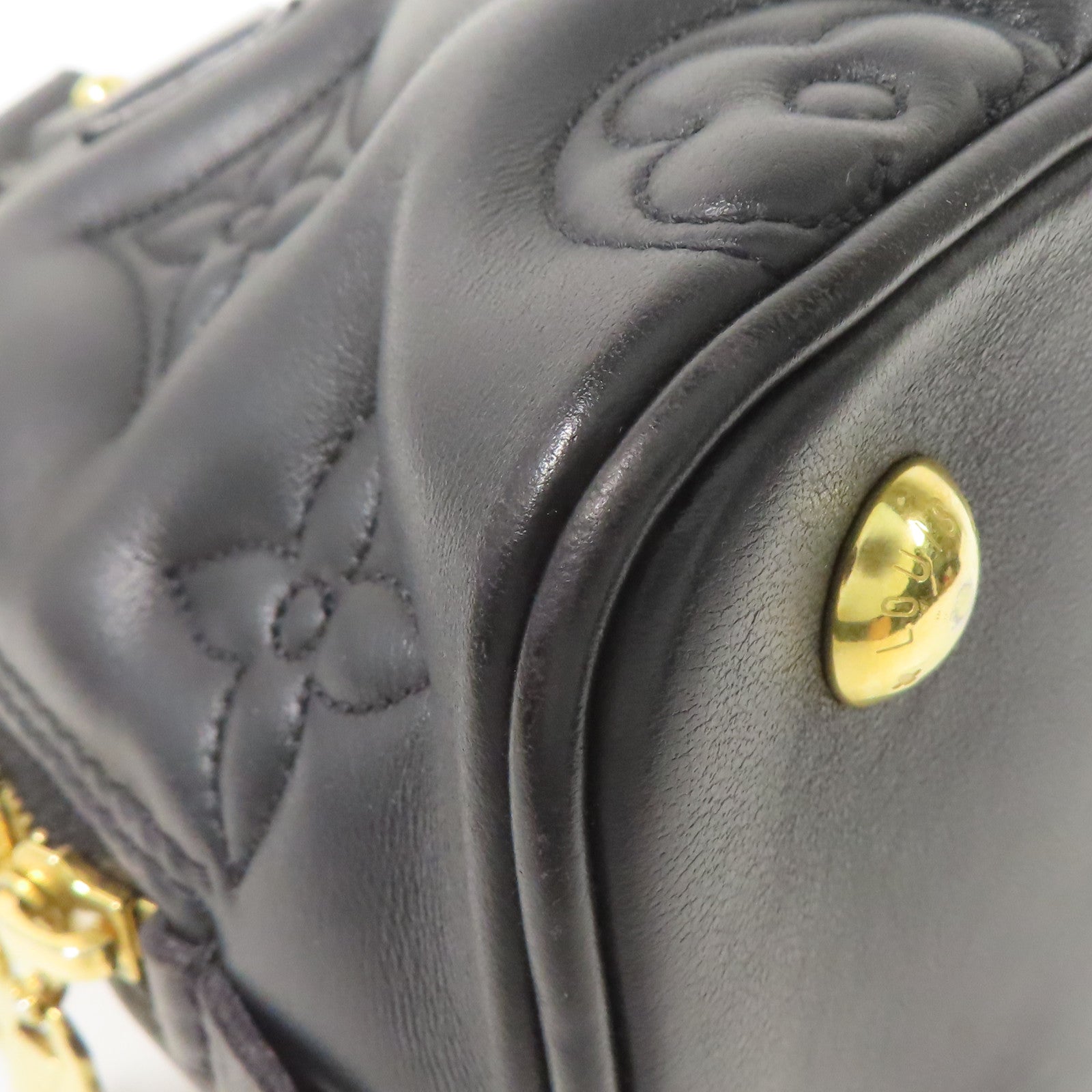 LOUIS VUITTON 牛皮皮革Alma BB金扣手挽肩背兩用袋