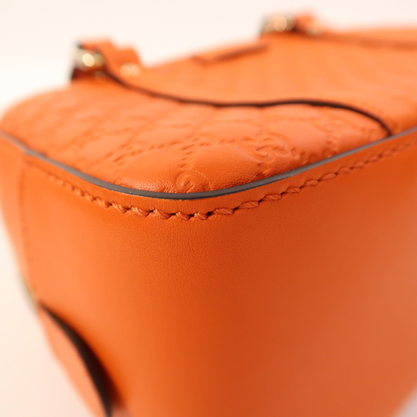 GUCCI 牛皮皮革Guccissima 2 Way Shoulder金扣手挽肩背兩用袋