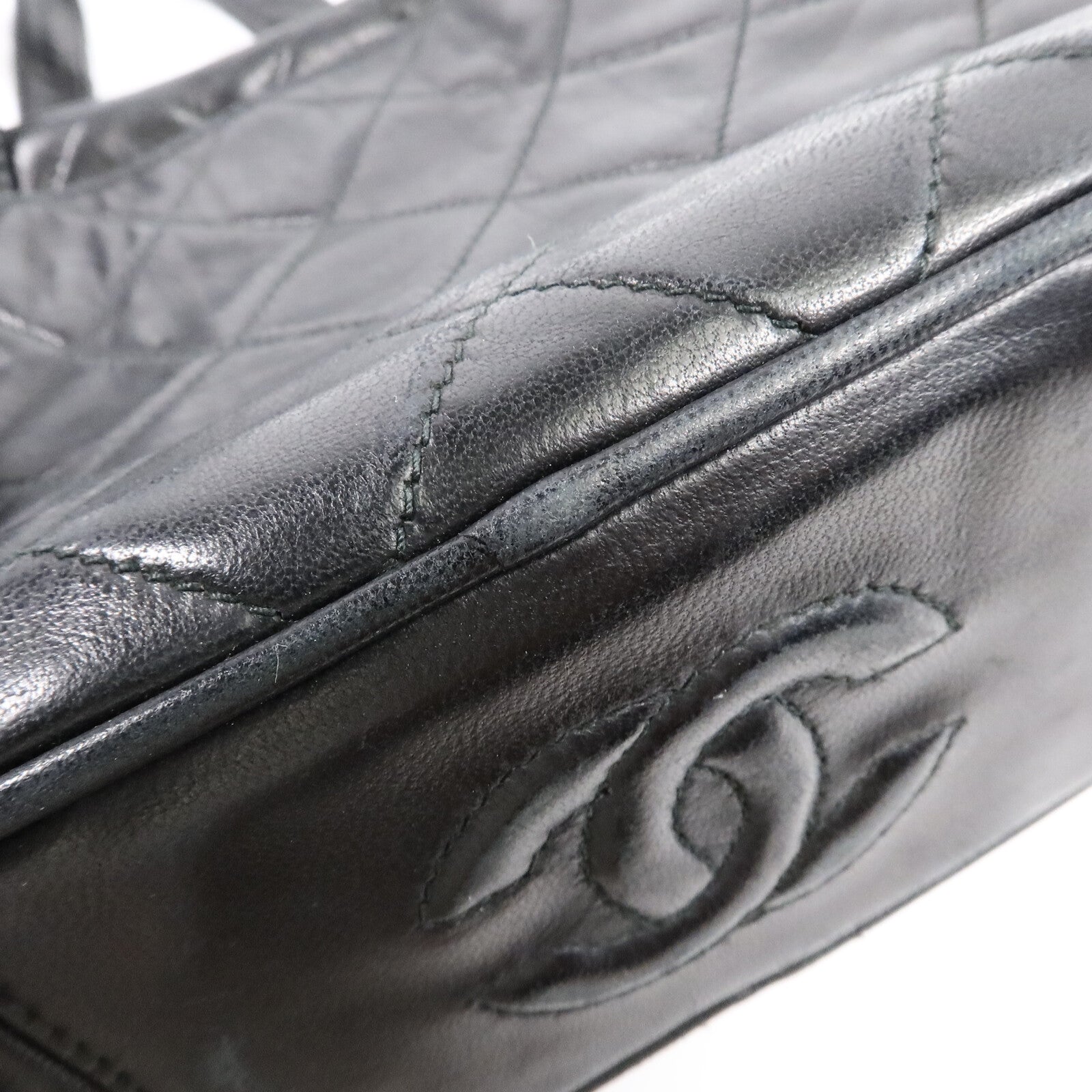 CHANEL 羊皮皮革Vintage Handbag手挽袋