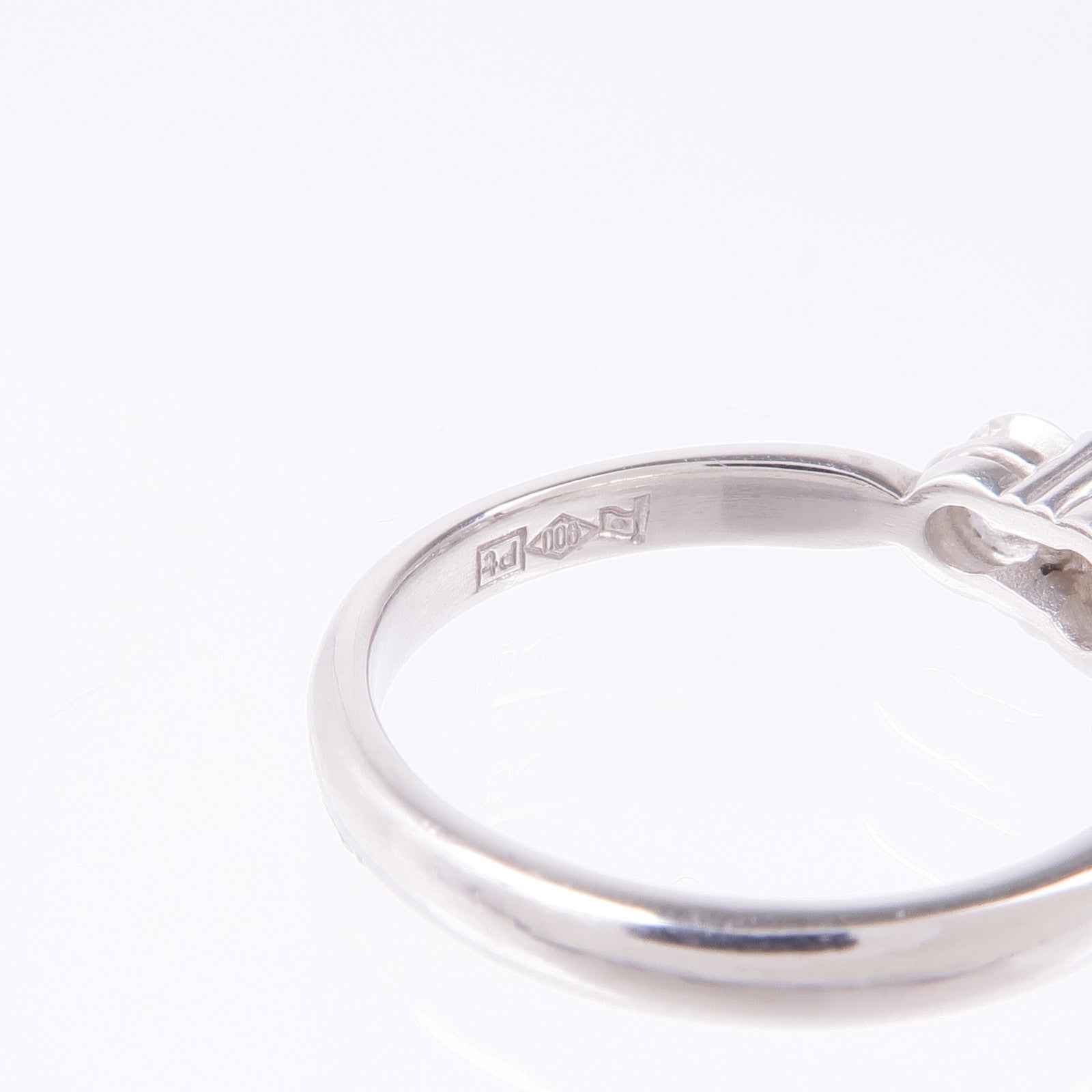 JEWELRY Diamond Ring PT900 Platinum US#6