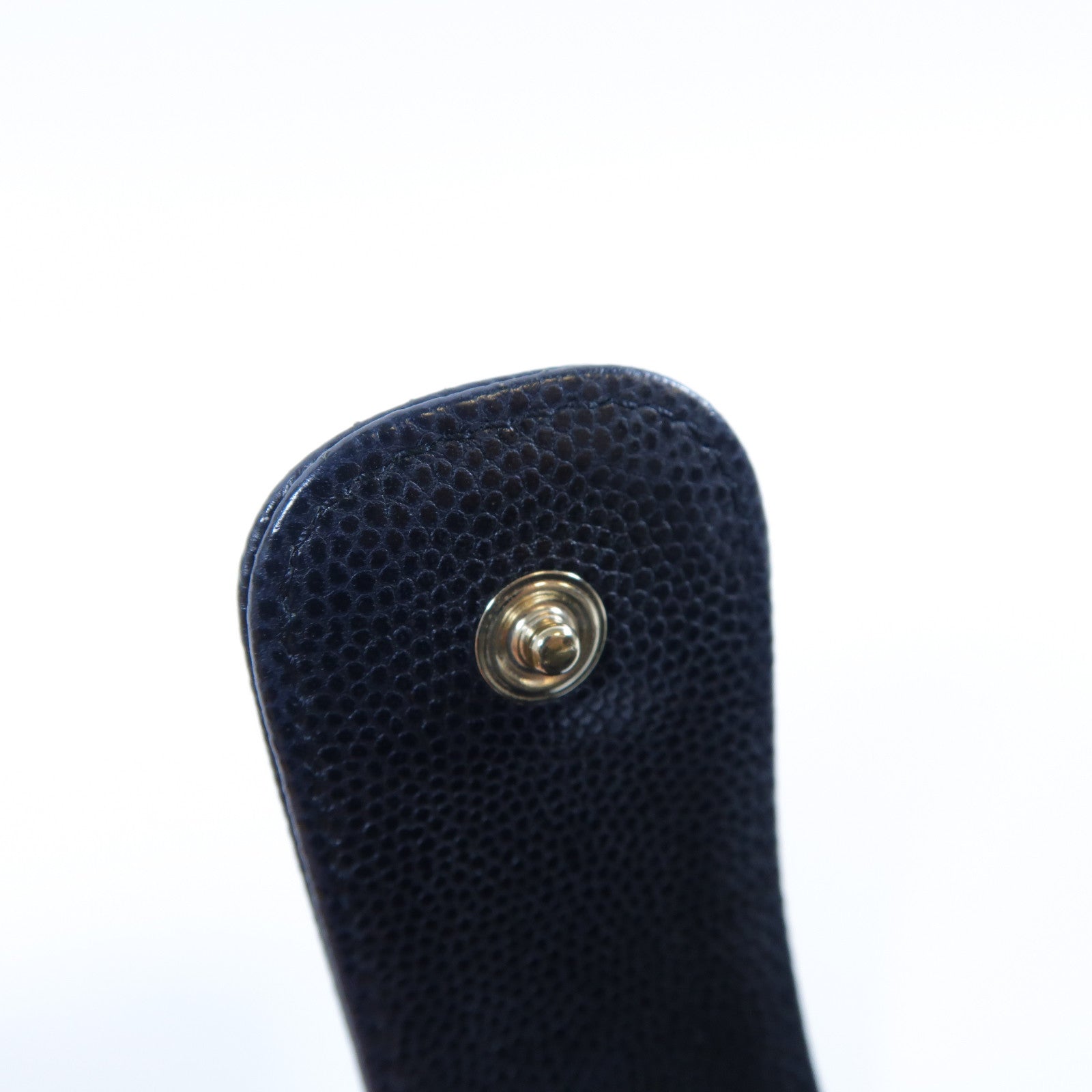 CHANEL 【激減優惠】菱格Caviar皮革Long Wallet金扣長錢包黑色