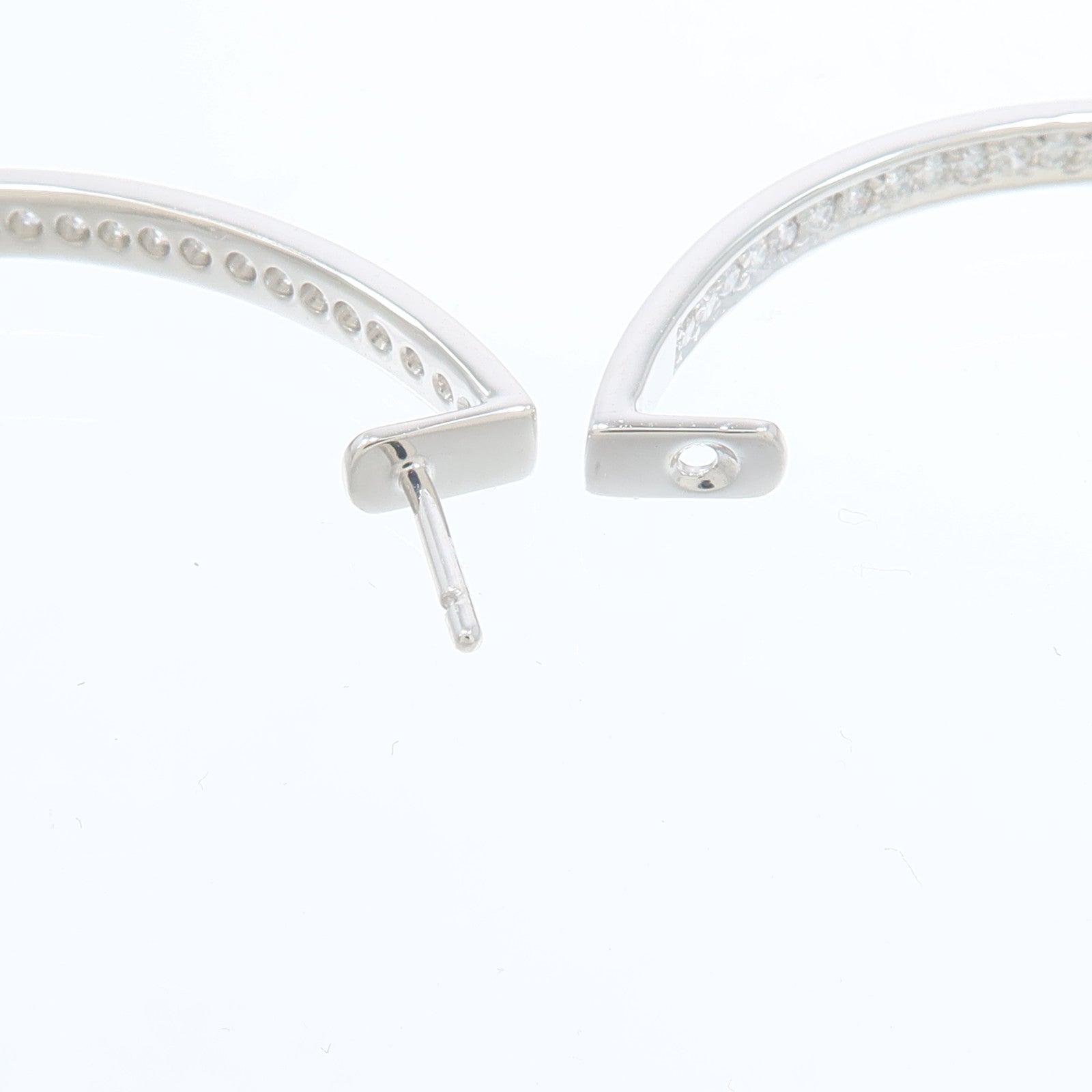 JEWELRY 18K白金Diamond Earrings紅寶石/鑽石耳環