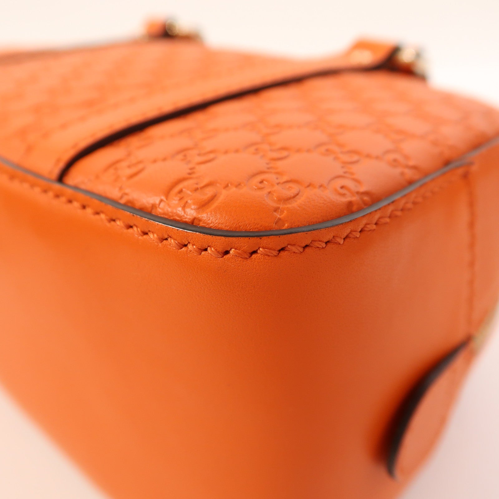 GUCCI 牛皮皮革Guccissima 2 Way Shoulder金扣手挽肩背兩用袋