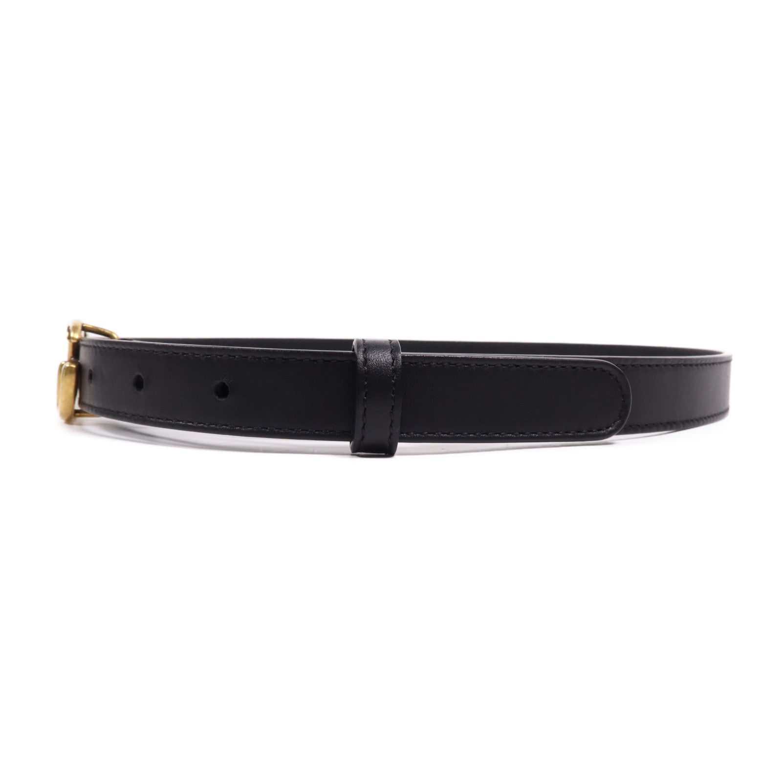 GUCCI 牛皮皮革Belt金扣皮帶
