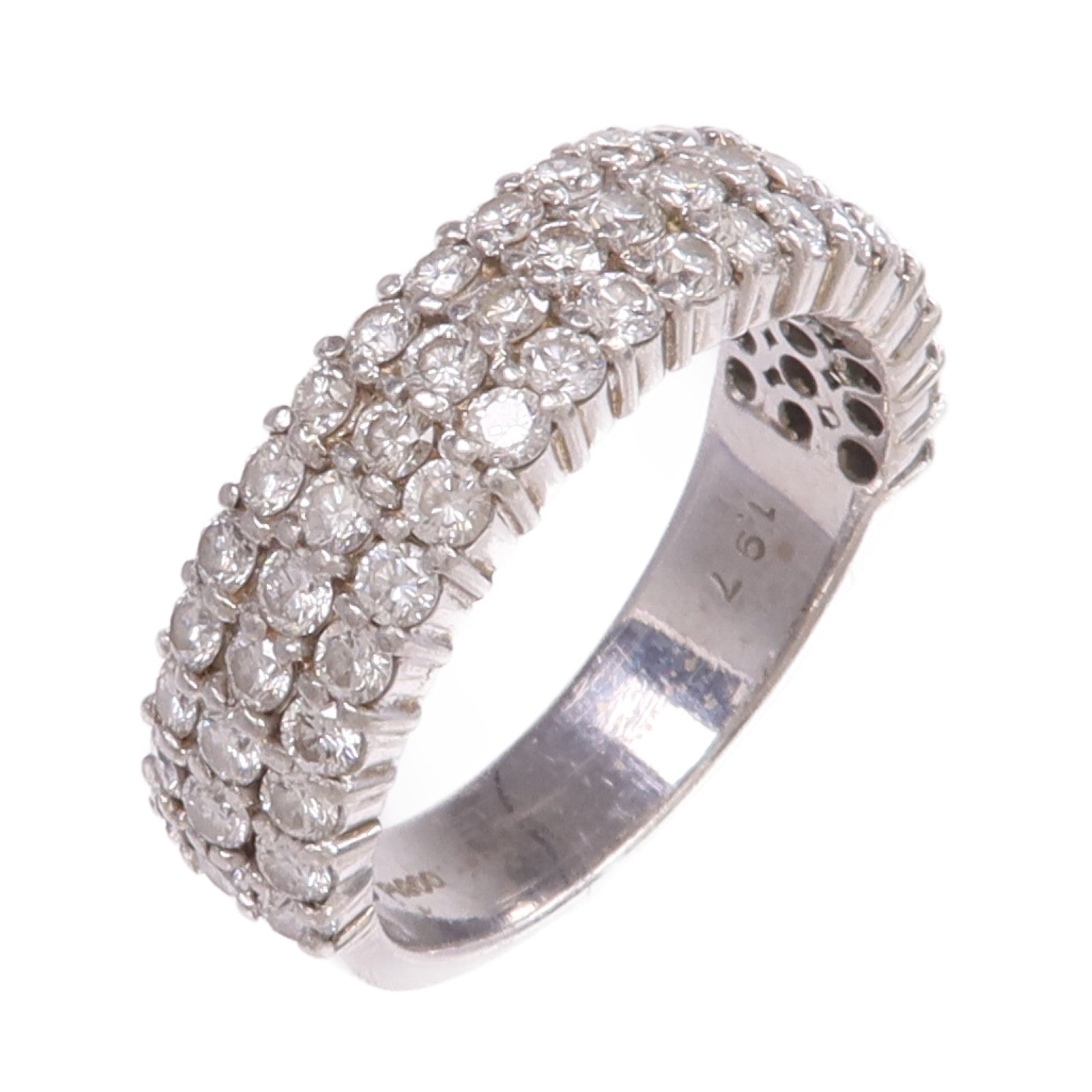JEWELRY PT900鉑金Diamond Ring鑽石戒指US#9