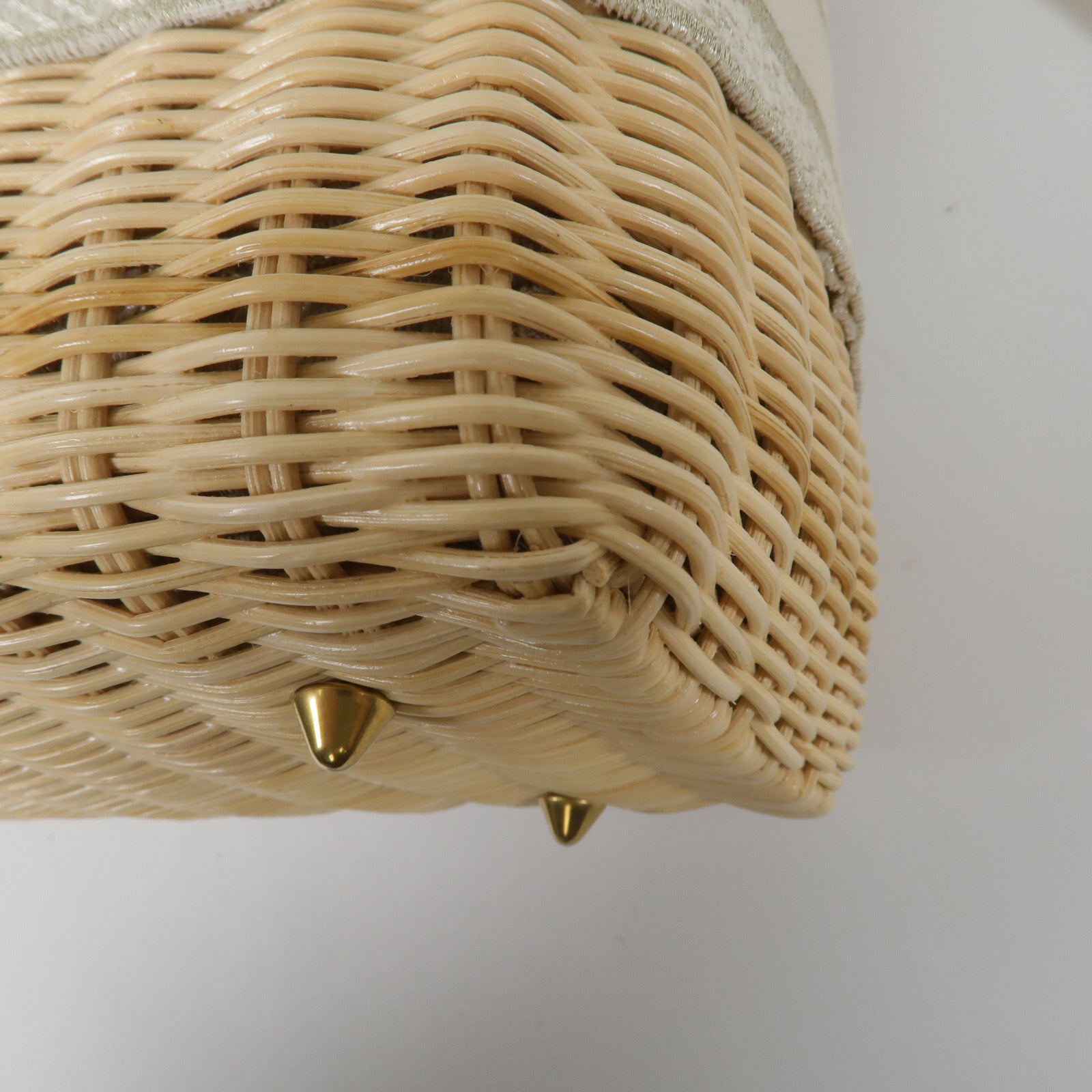 Dior 藤料Wicker Rattan Lady Dior Medium Bag手挽肩背兩用袋