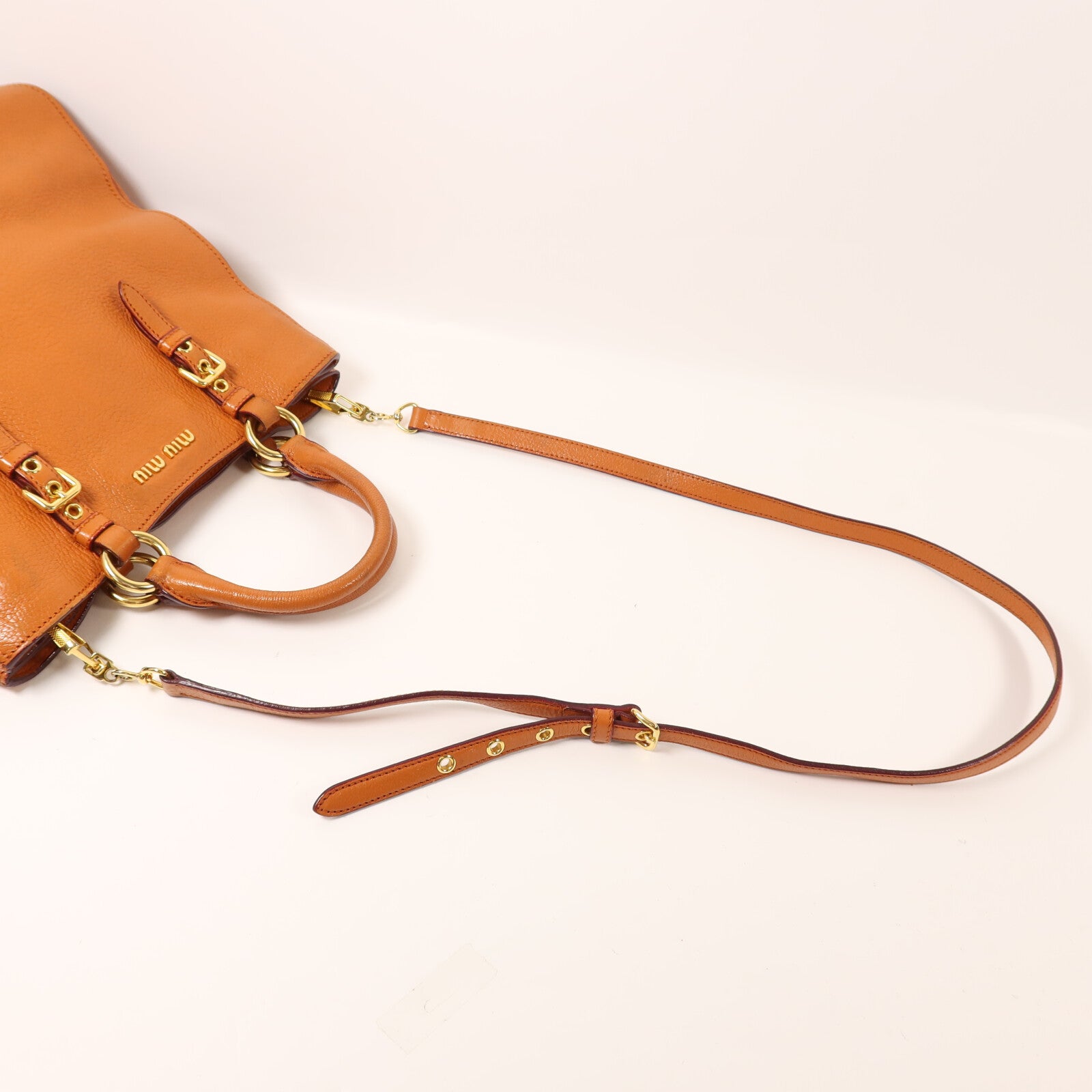 Miu Miu 牛皮皮革Shoulder Bag手挽肩背兩用袋