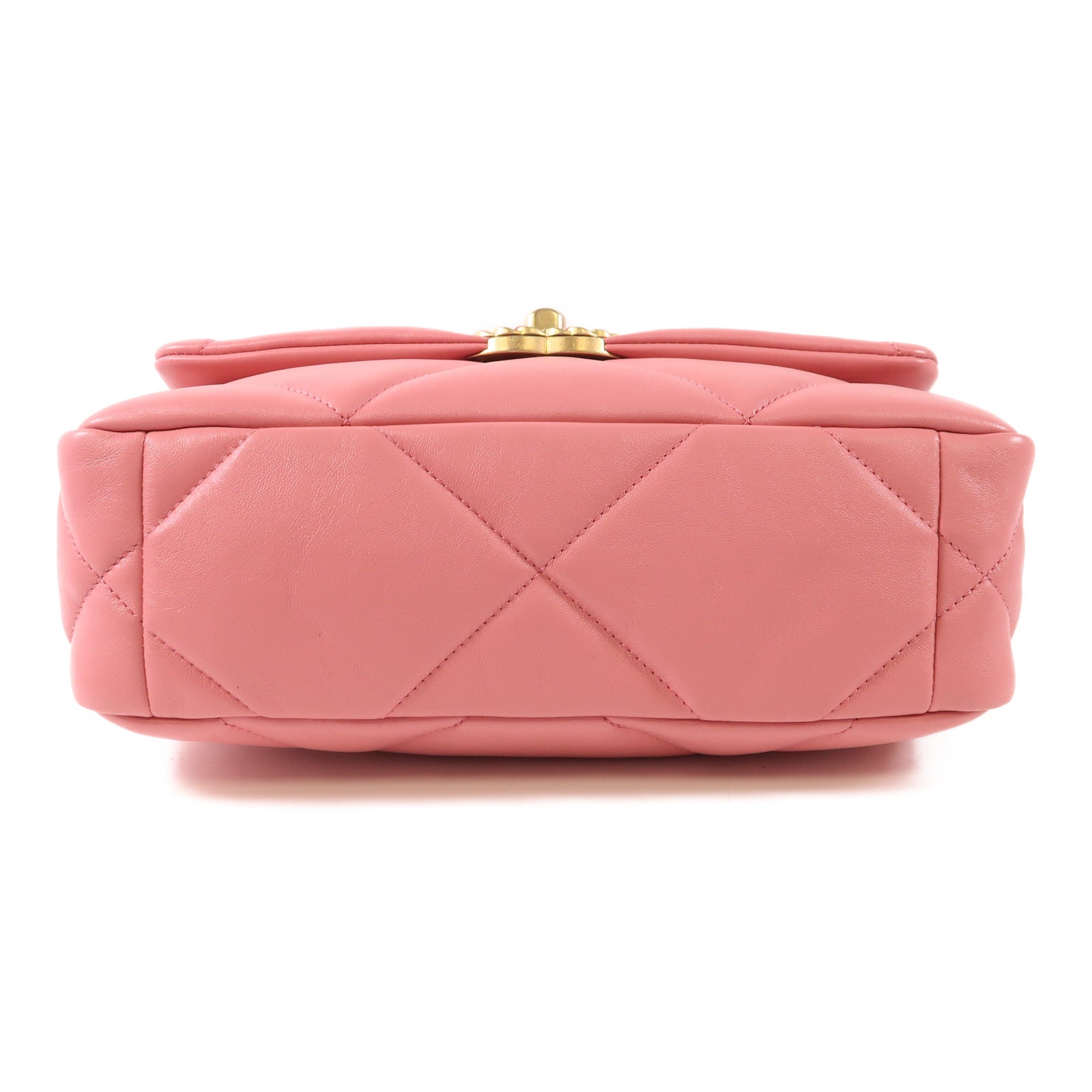CHANEL CC C19 2 Way Chain Shoulder Bag AS1160 Lambskin Leather Pink