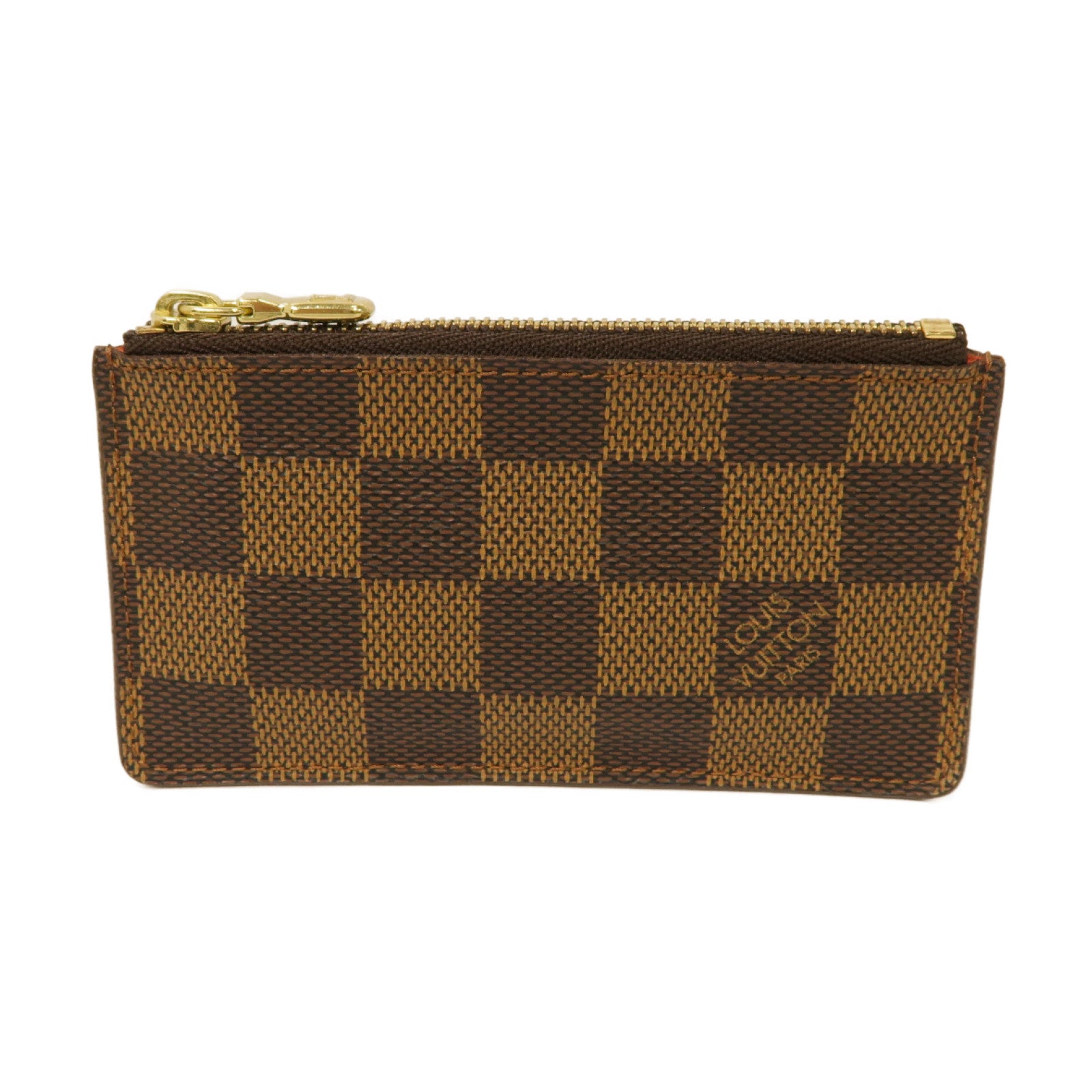 LOUIS VUITTON Damier Key Case金扣鎖匙包棕色