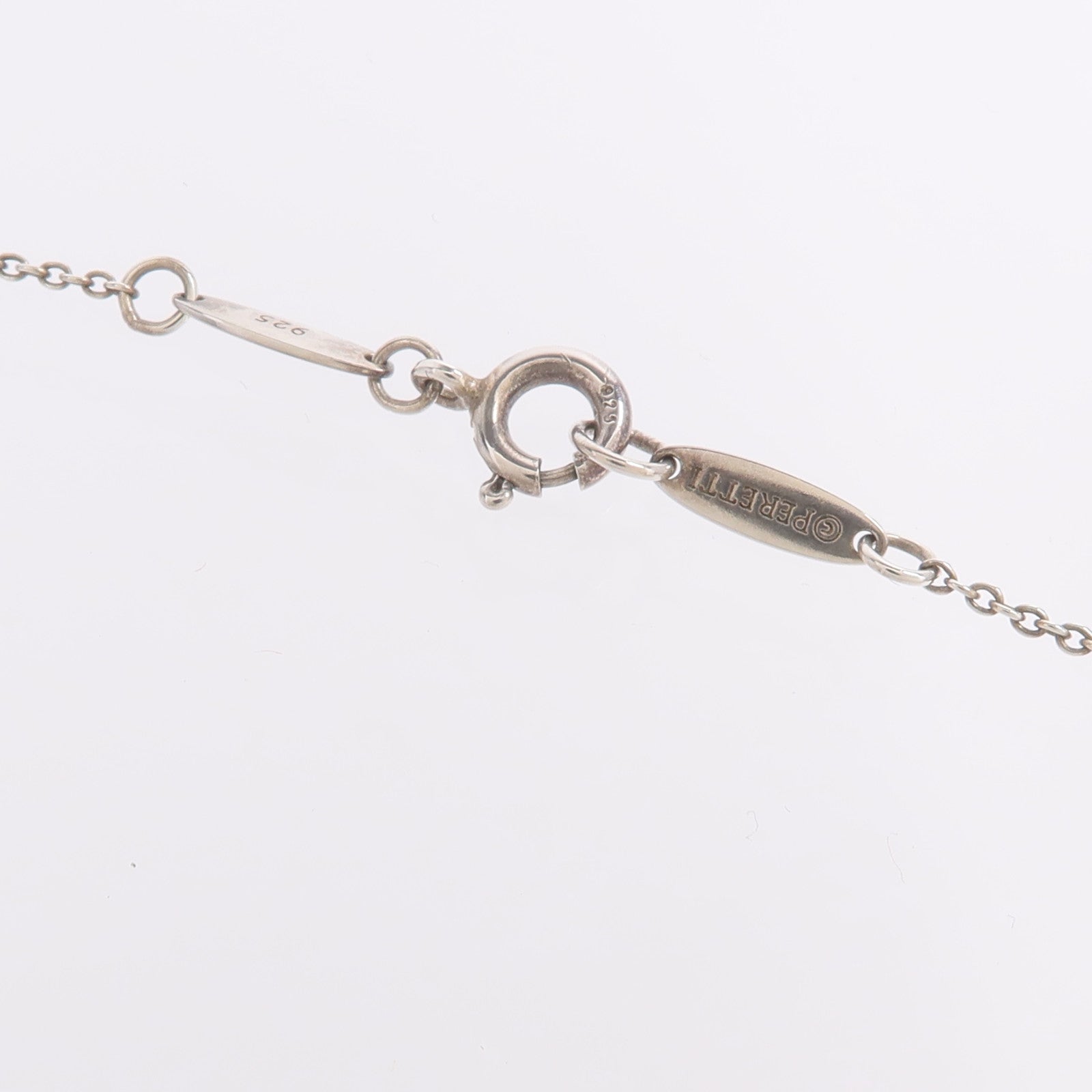 TIFFANY＆CO 925純銀Open Heart Necklace項鍊