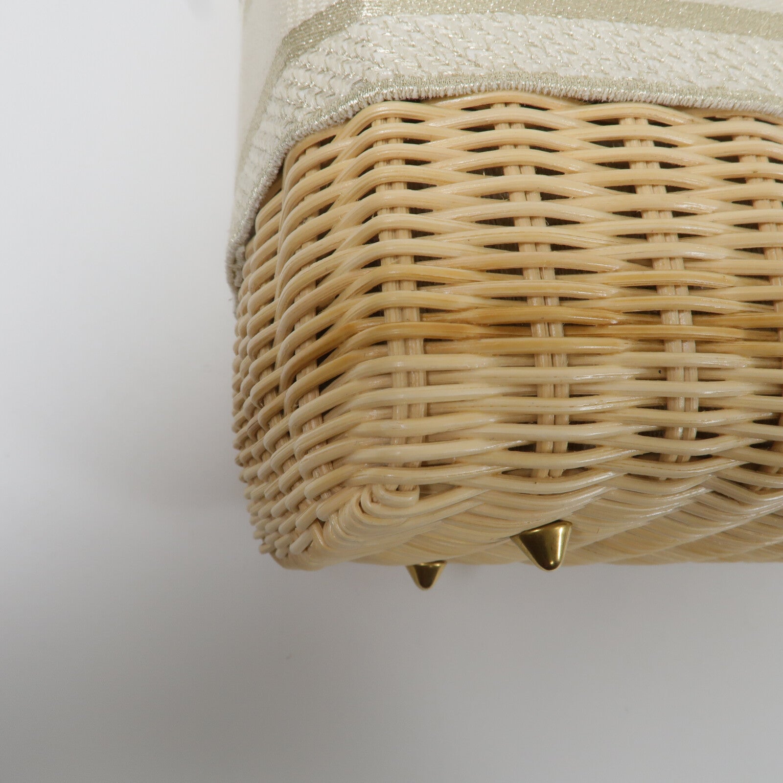Dior 藤料Wicker Rattan Lady Dior Medium Bag手挽肩背兩用袋