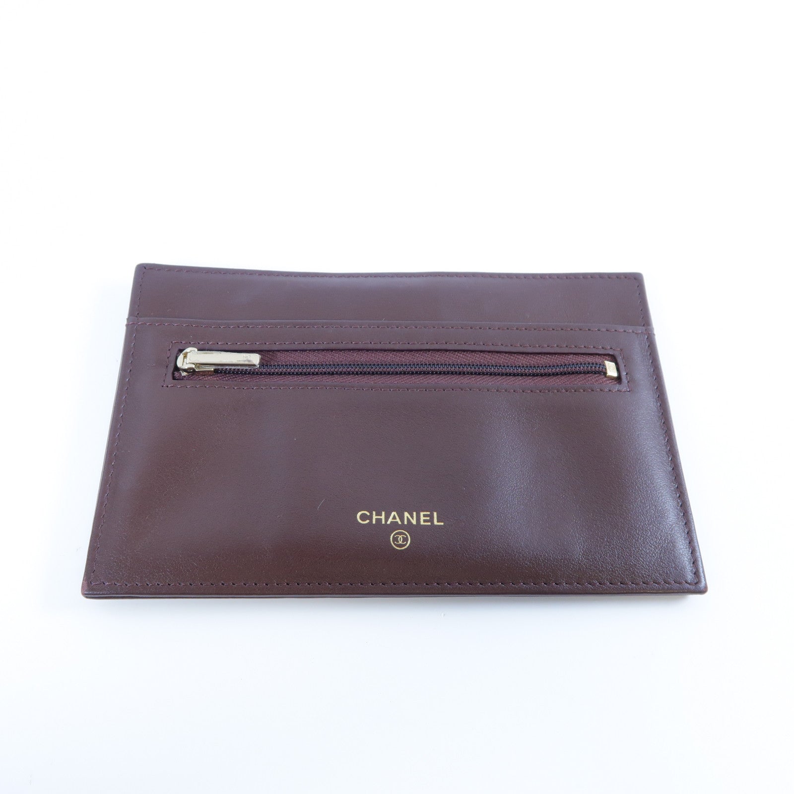 CHANEL 【激減優惠】菱格Caviar皮革Long Wallet金扣長錢包黑色