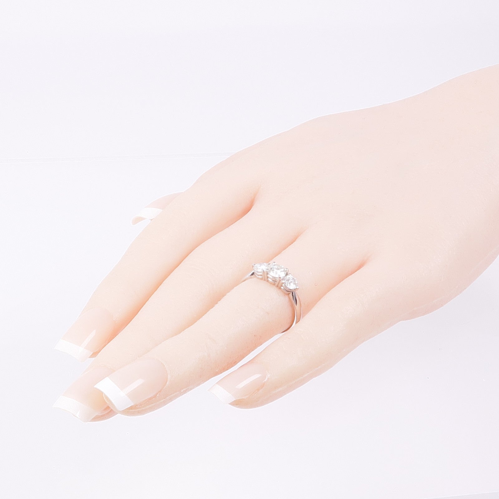 JEWELRY Diamond Ring PT900 Platinum US#6
