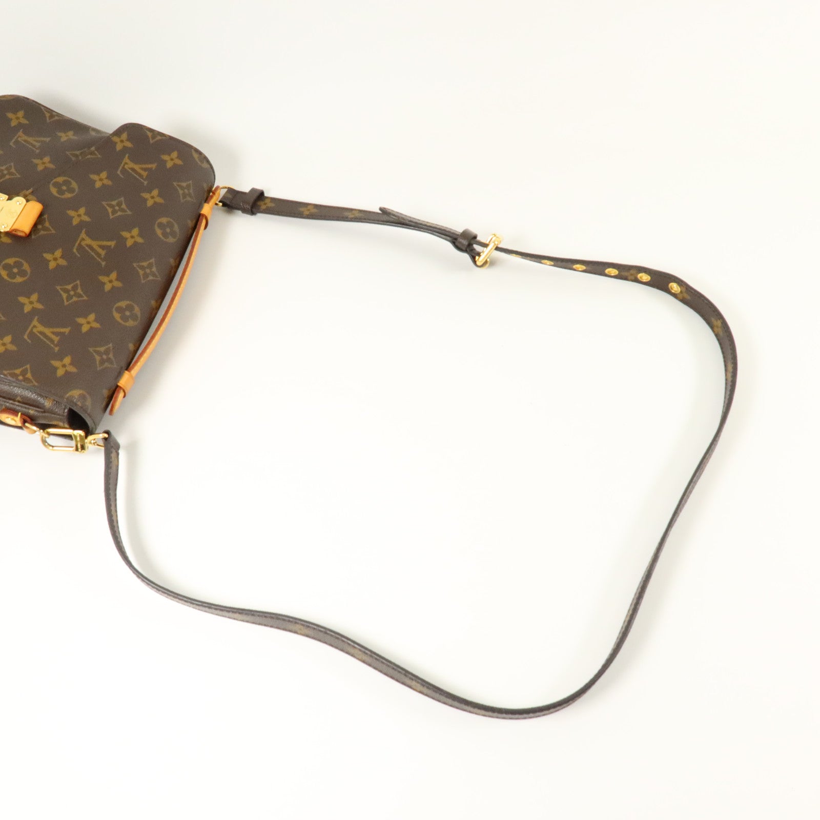 LOUIS VUITTON Monogram Pochette Metis MM金扣手挽肩背兩用袋