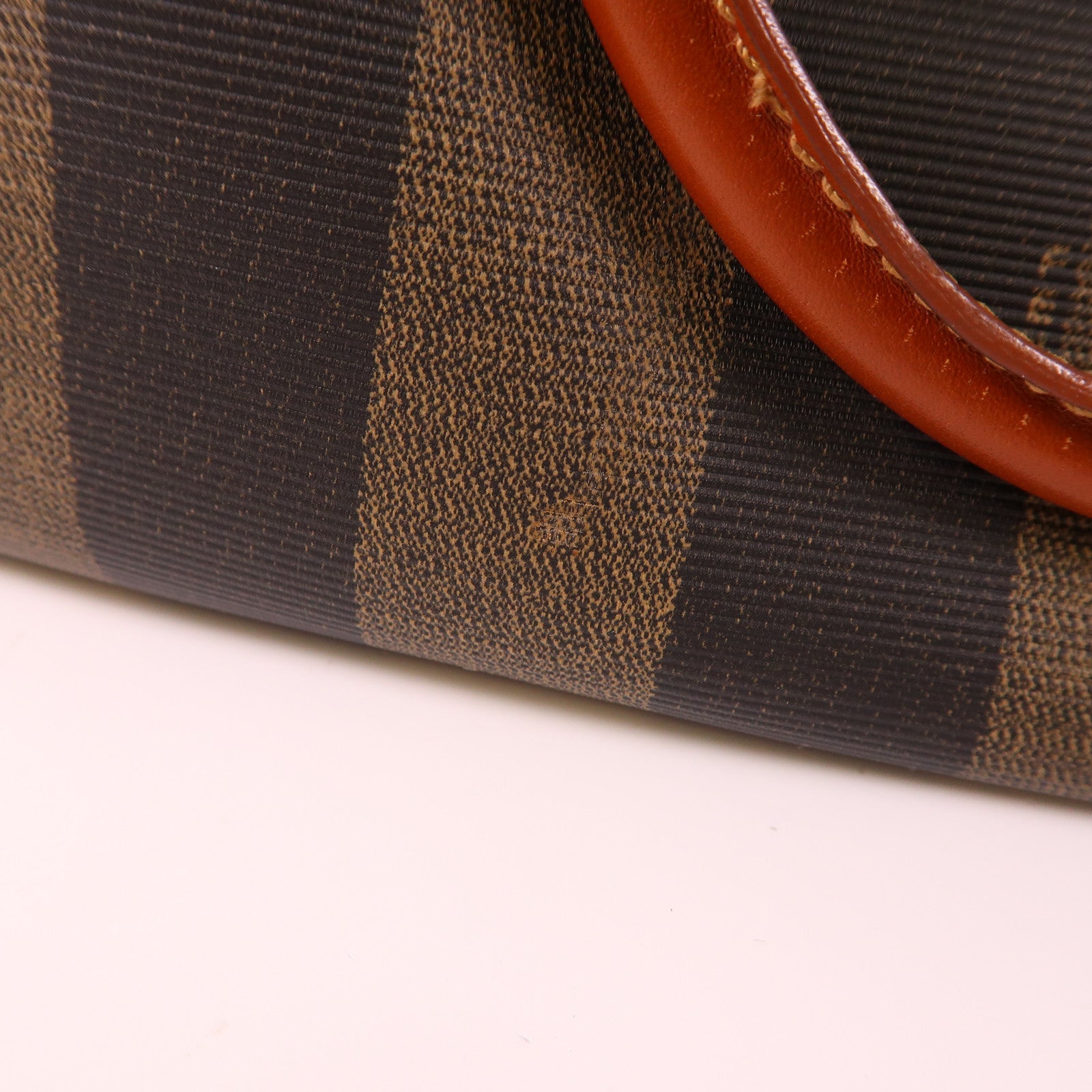 FENDI 【激減優惠】塗層帆布Vintage Pequin Convertible Boston Bag金扣手挽肩背兩用袋