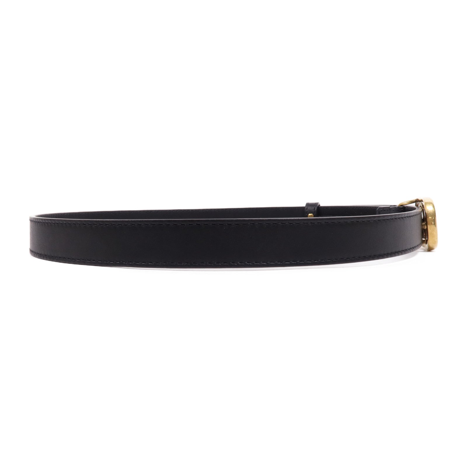 GUCCI 牛皮皮革Belt金扣皮帶
