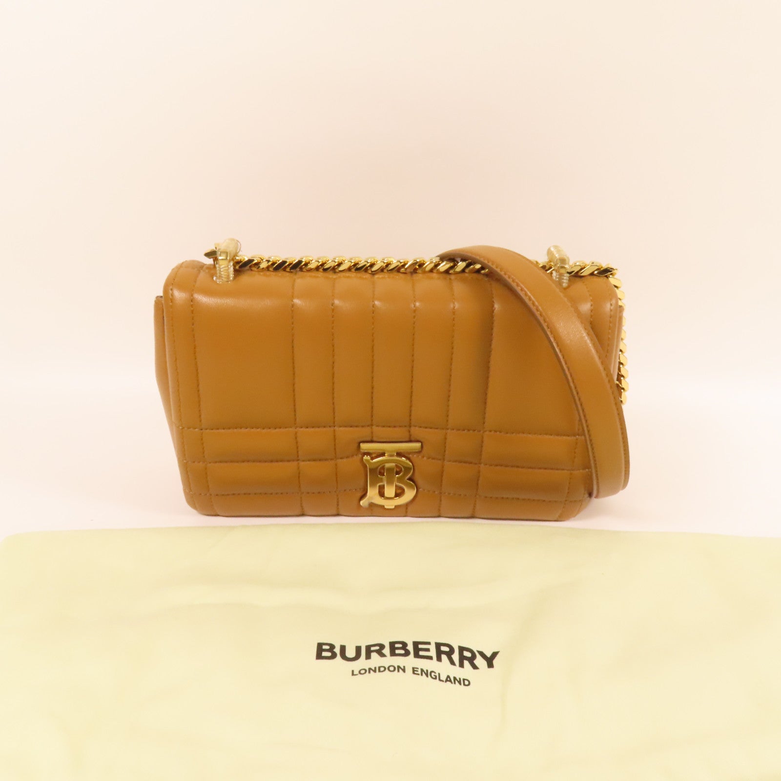BURBERRY 羊皮皮革Small Lola Bag金扣肩背袋