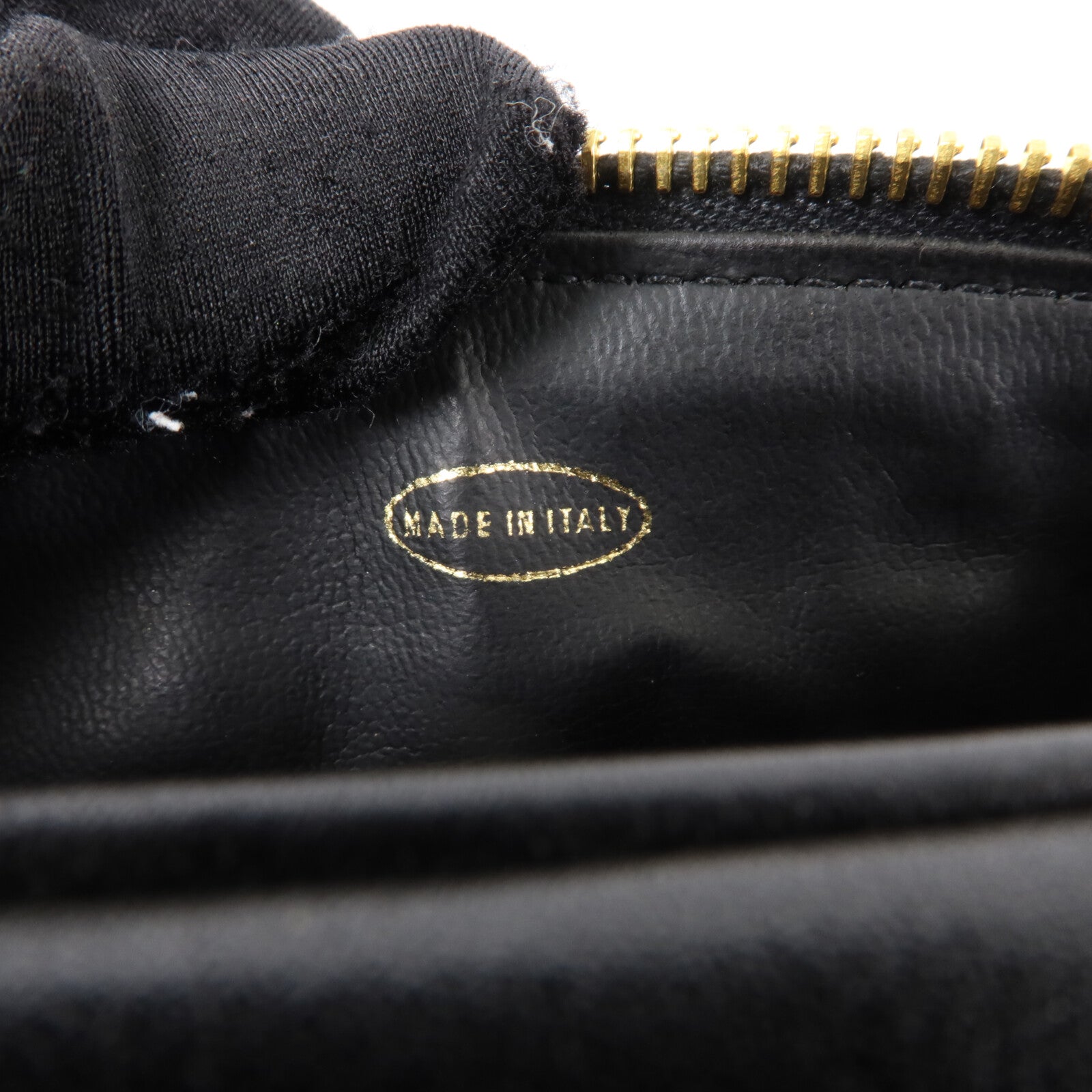CHANEL 牛皮皮革Vintage Vanity Case金扣化妝袋