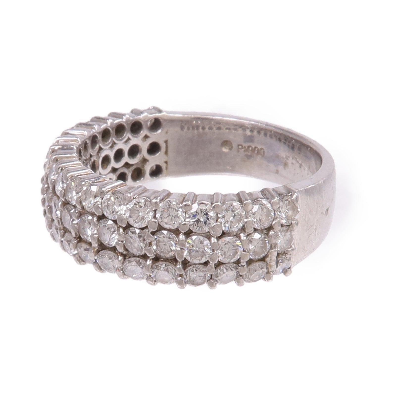 JEWELRY PT900鉑金Diamond Ring鑽石戒指US#9