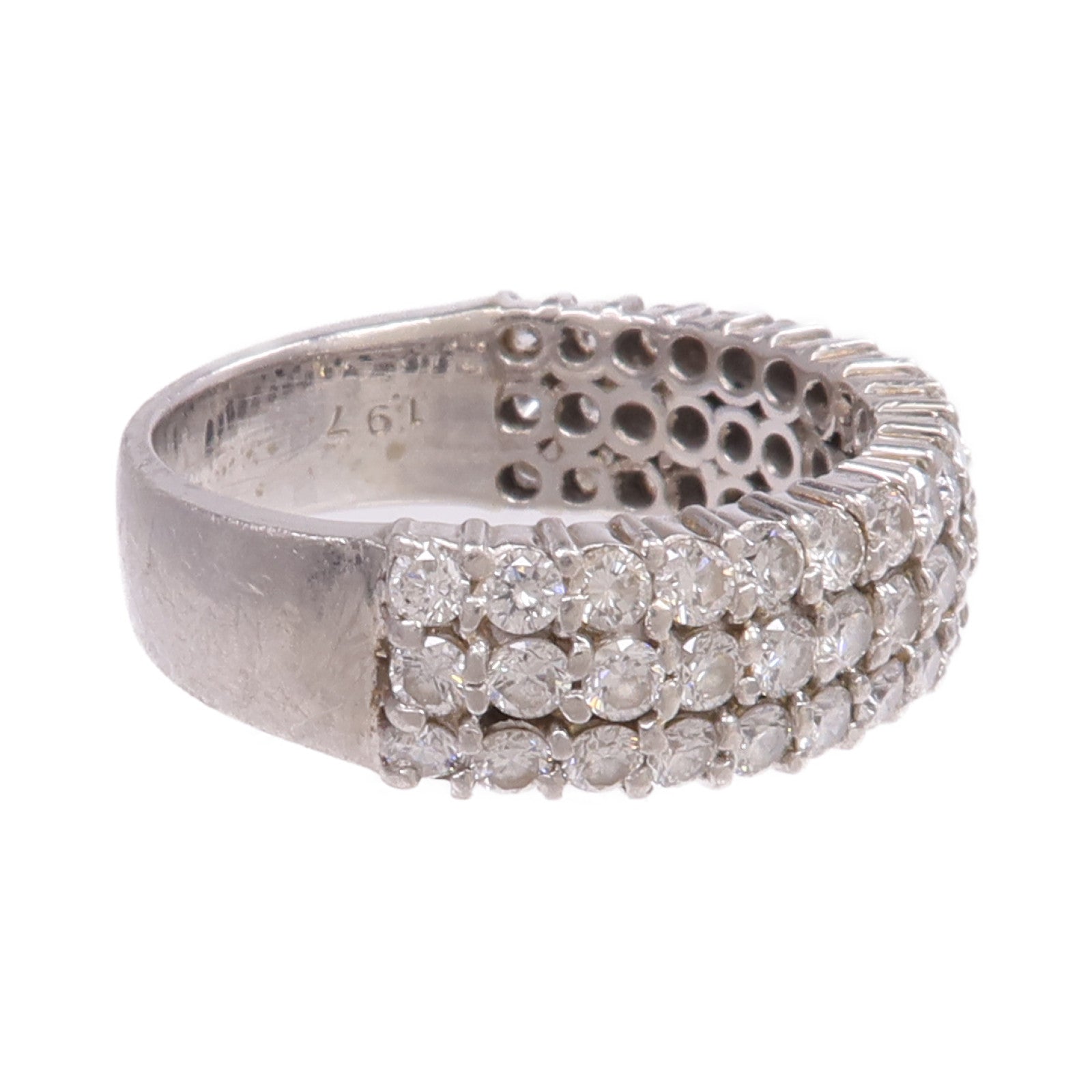 JEWELRY PT900鉑金Diamond Ring鑽石戒指US#9