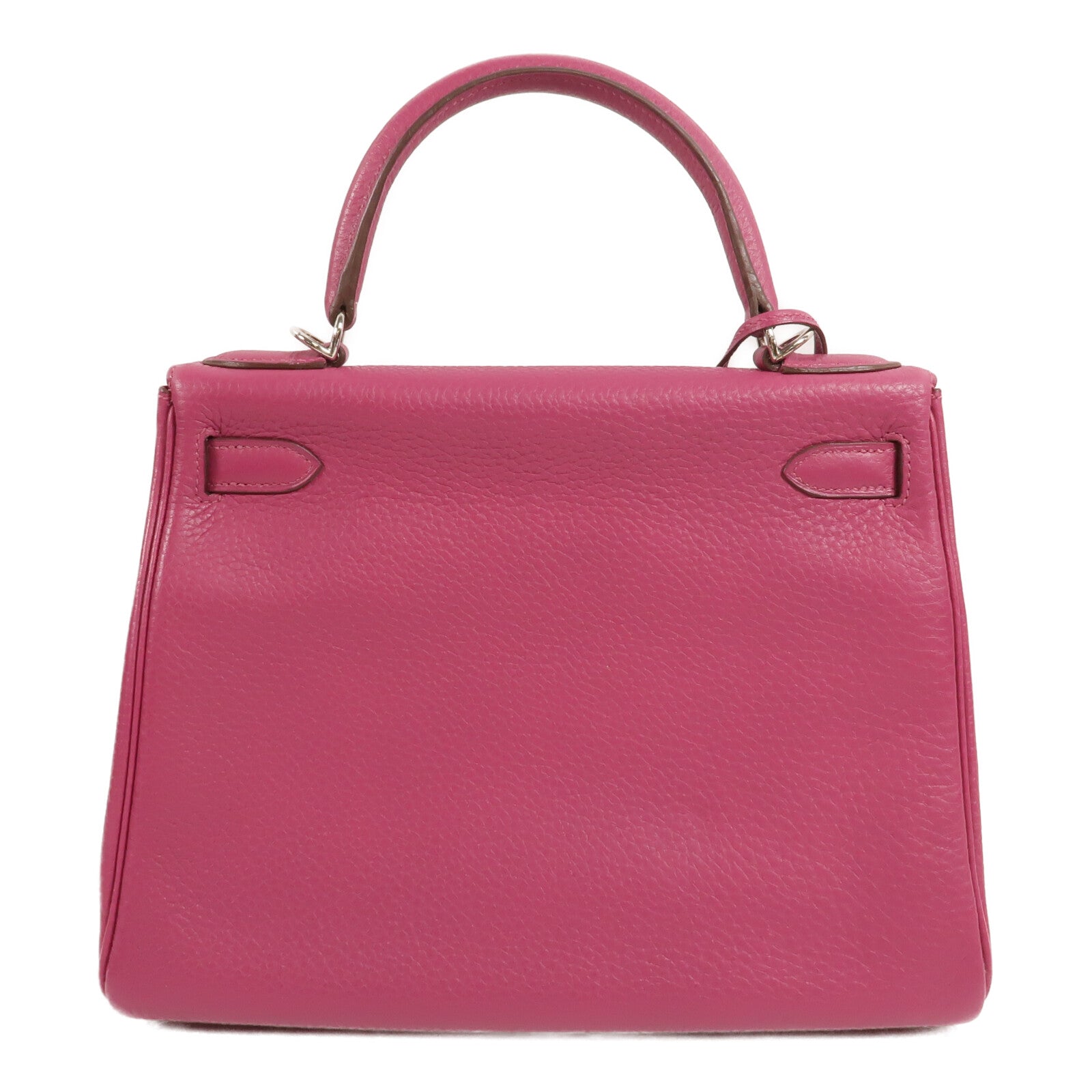 HERMES Clemence皮革Kelly 28手挽肩背兩用袋Tosca