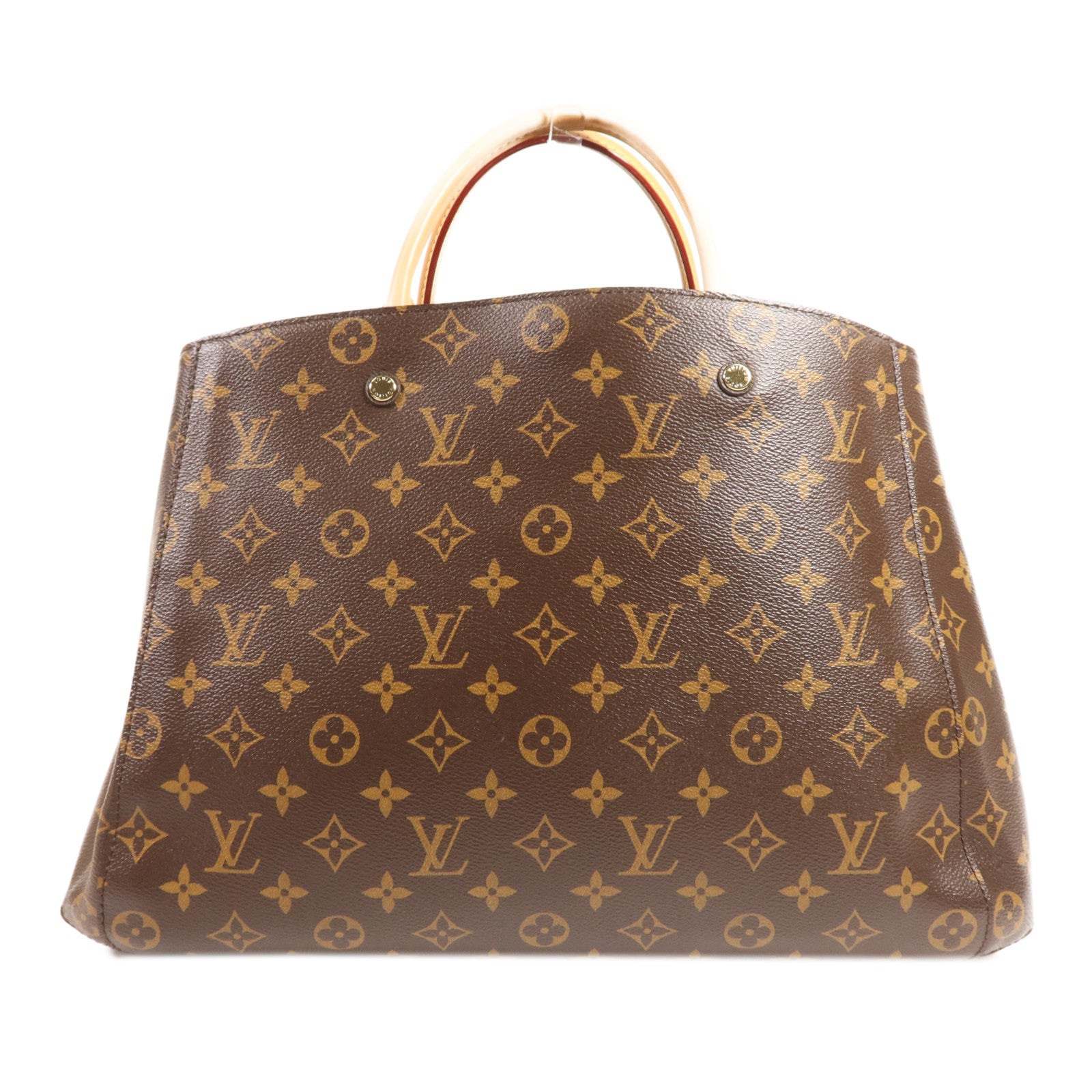 LOUIS VUITTON Monogram Montaigne GM金扣手挽肩背兩用袋
