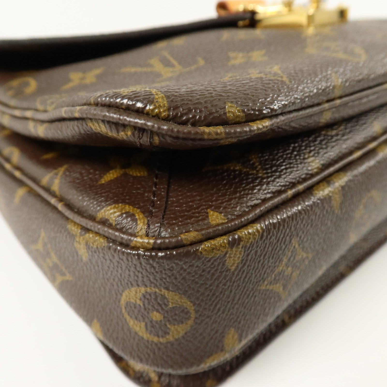 LOUIS VUITTON Monogram Pochette Metis MM金扣手挽肩背兩用袋
