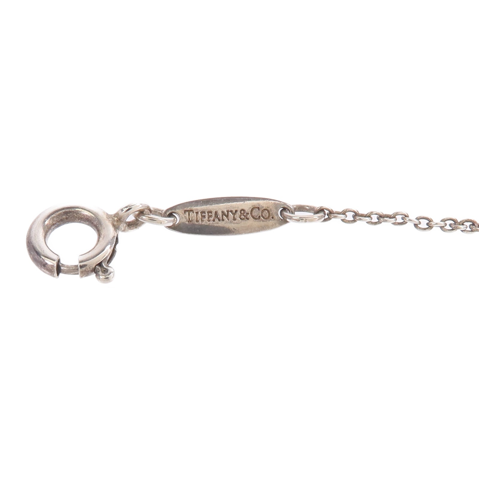 TIFFANY＆CO 925純銀Open Heart Necklace項鍊