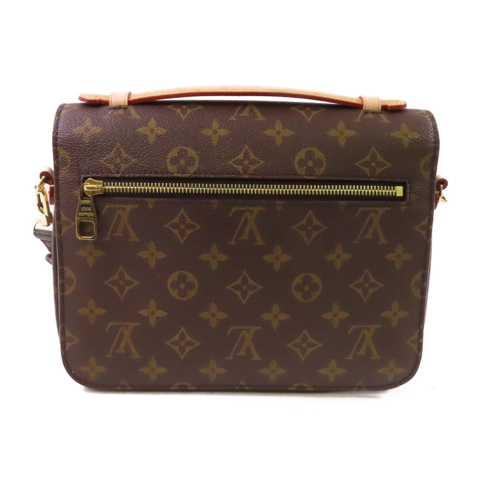 LOUIS VUITTON Monogram Pochtte Metis 2Way Shoulder Bag金扣手挽肩背兩用袋啡色