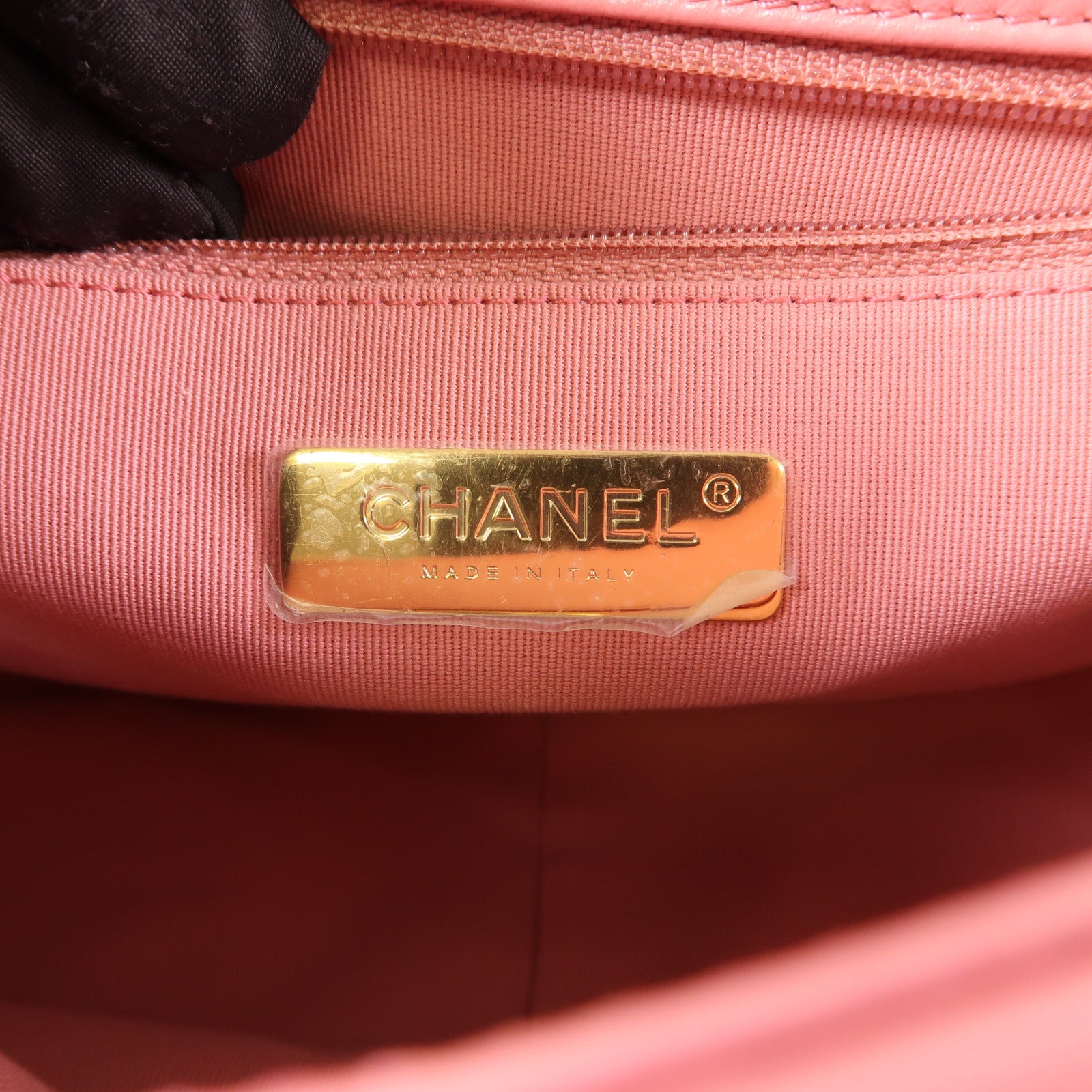 CHANEL CC C19 2 Way Chain Shoulder Bag AS1160 Lambskin Leather Pink
