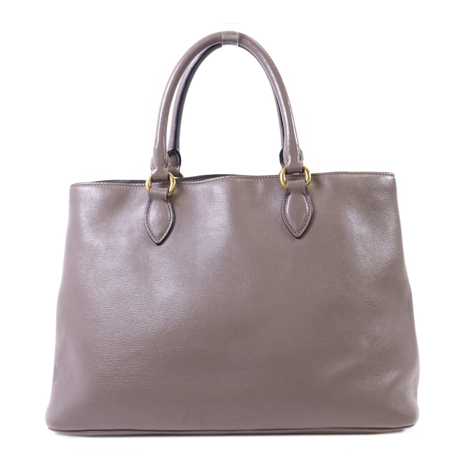 PRADA 牛皮皮革2 Way Shoulder Bag金扣手挽肩背兩用袋