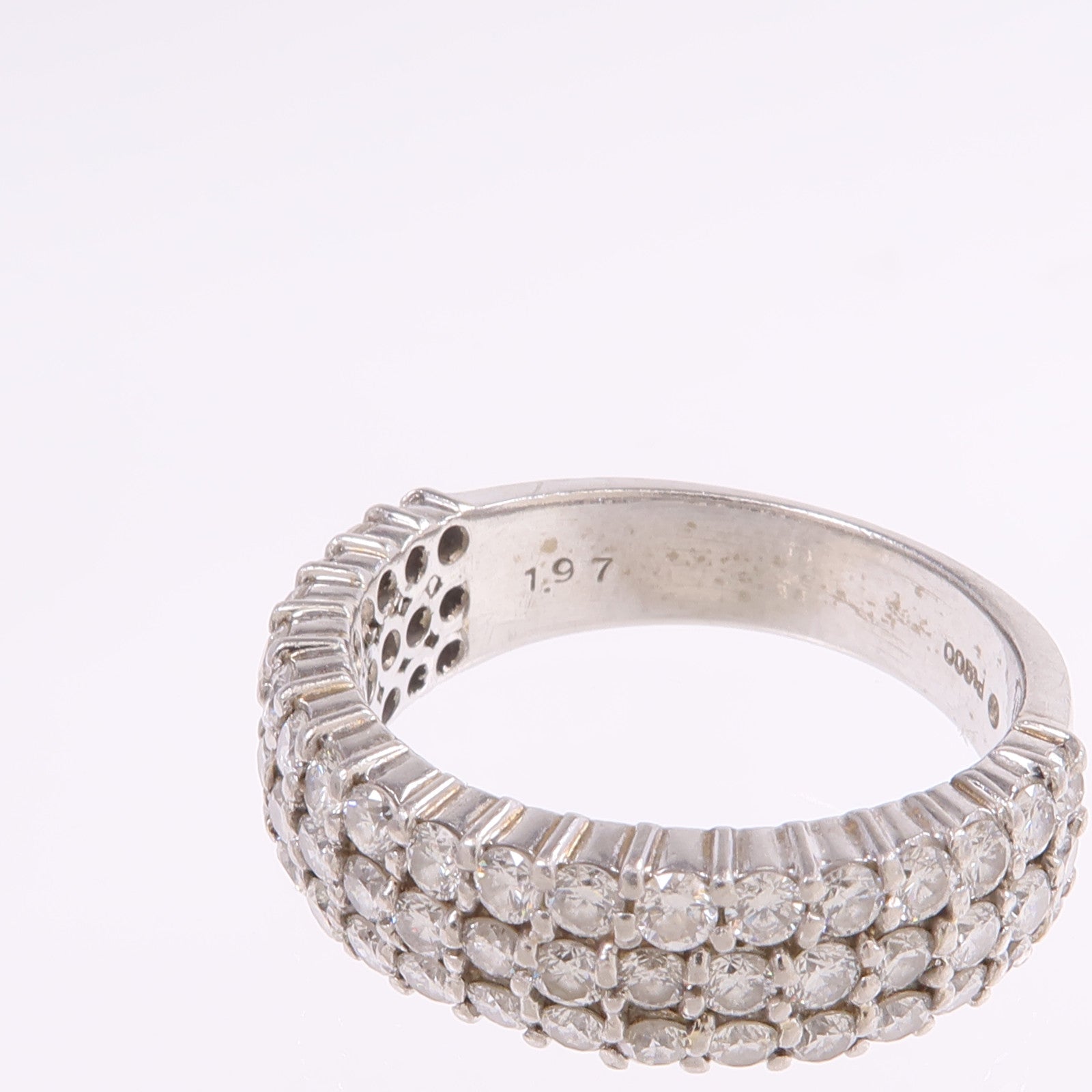 JEWELRY PT900鉑金Diamond Ring鑽石戒指US#9