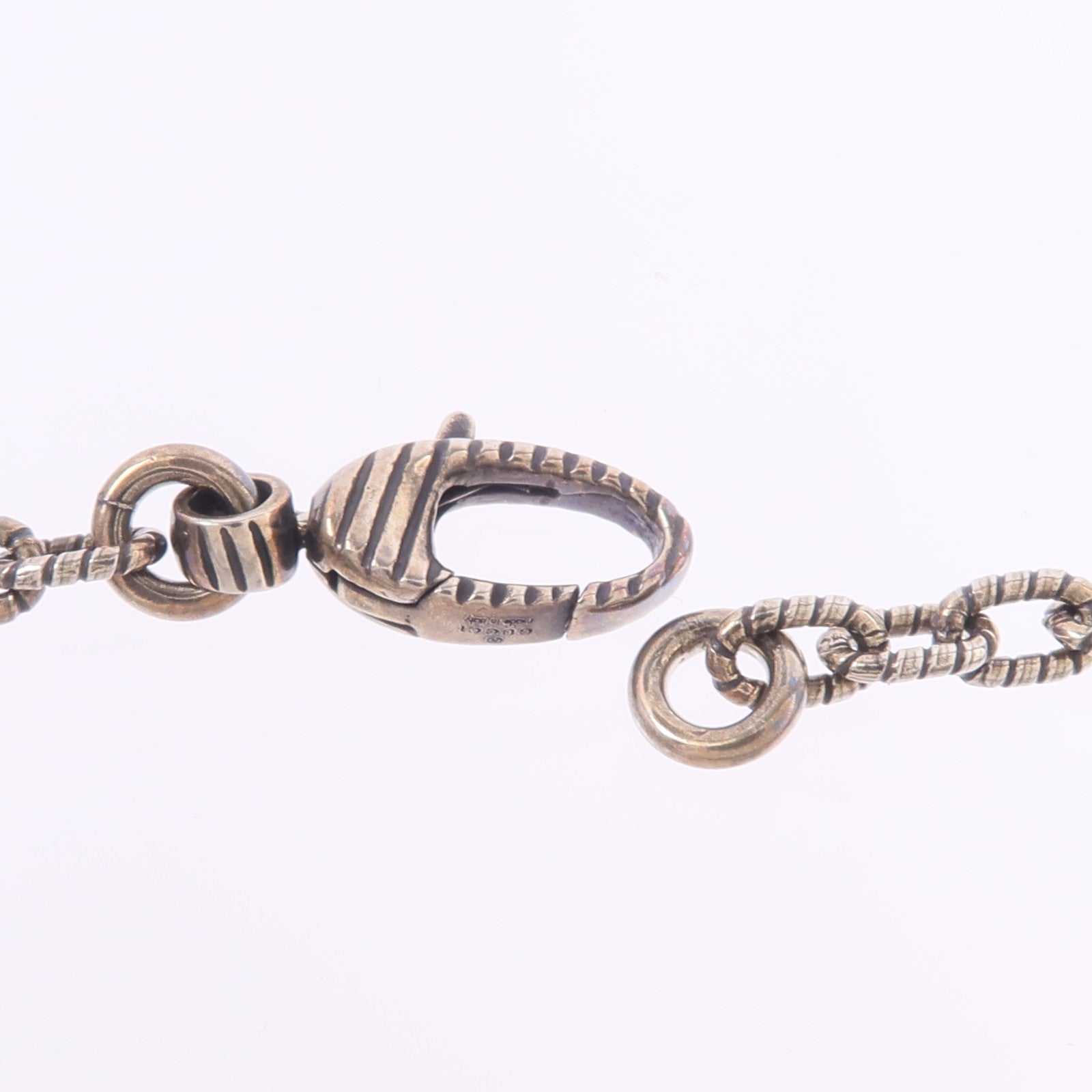 GUCCI 925純銀Interlocking Pendant項鍊