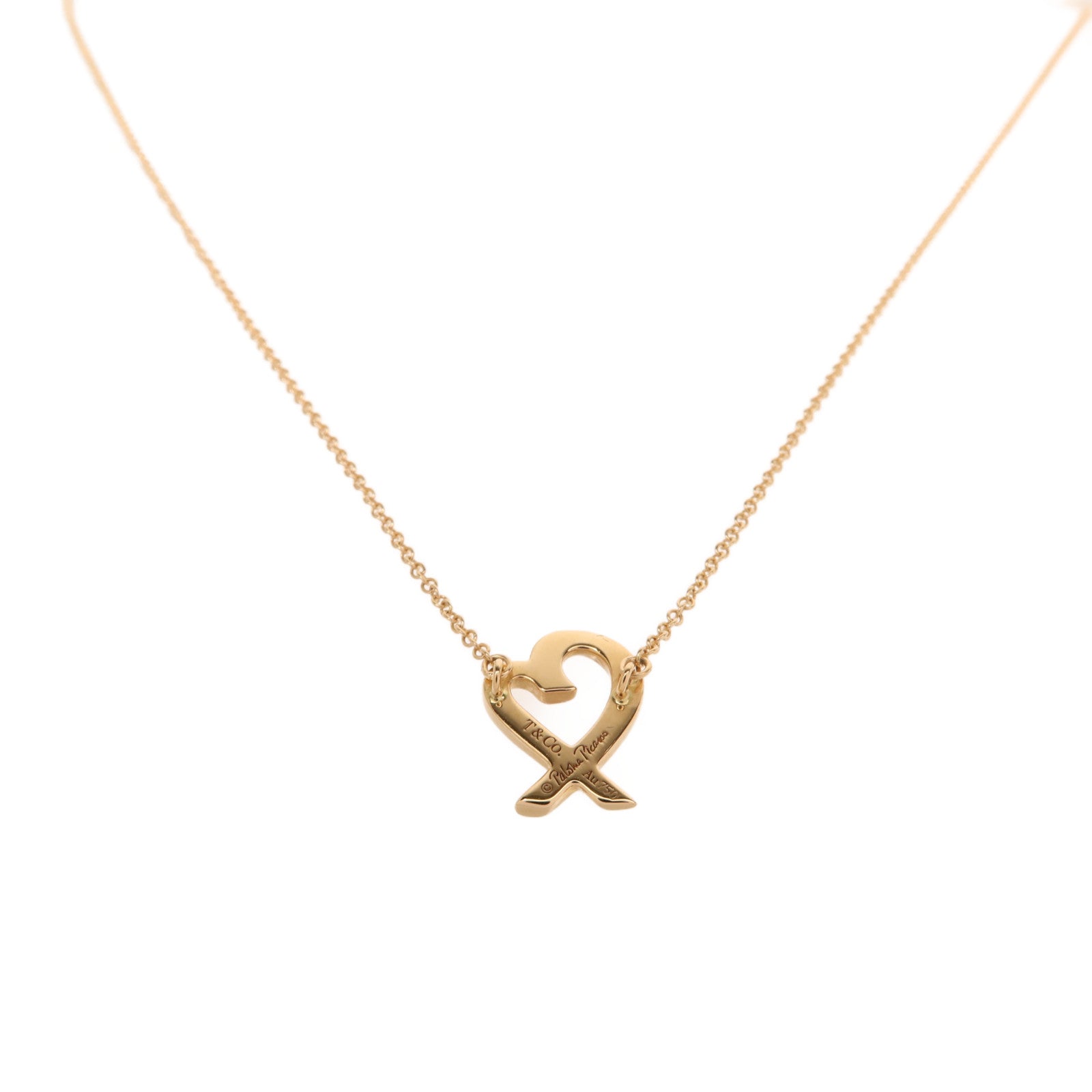 TIFFANY＆CO 18K玫瑰金Paloma Picasso Necklace項鍊